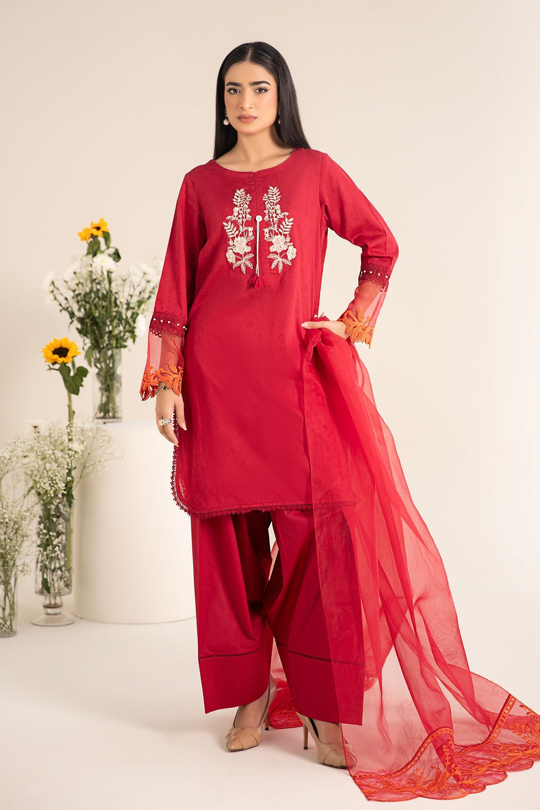 Maria B | Casual Pret 25 | DW-EF25-15 by Maria B - Designer Dress - Type: Ladies Clothes - Available at Libayah - 100% Original