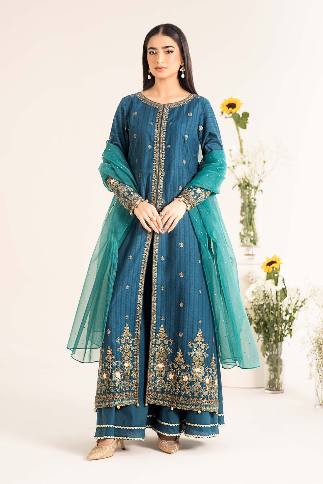 Maria B | Casual Pret 25 | DW-EF25-21 by Maria B - Designer Dress - Type: Ladies Clothes - Available at Libayah - 100% Original
