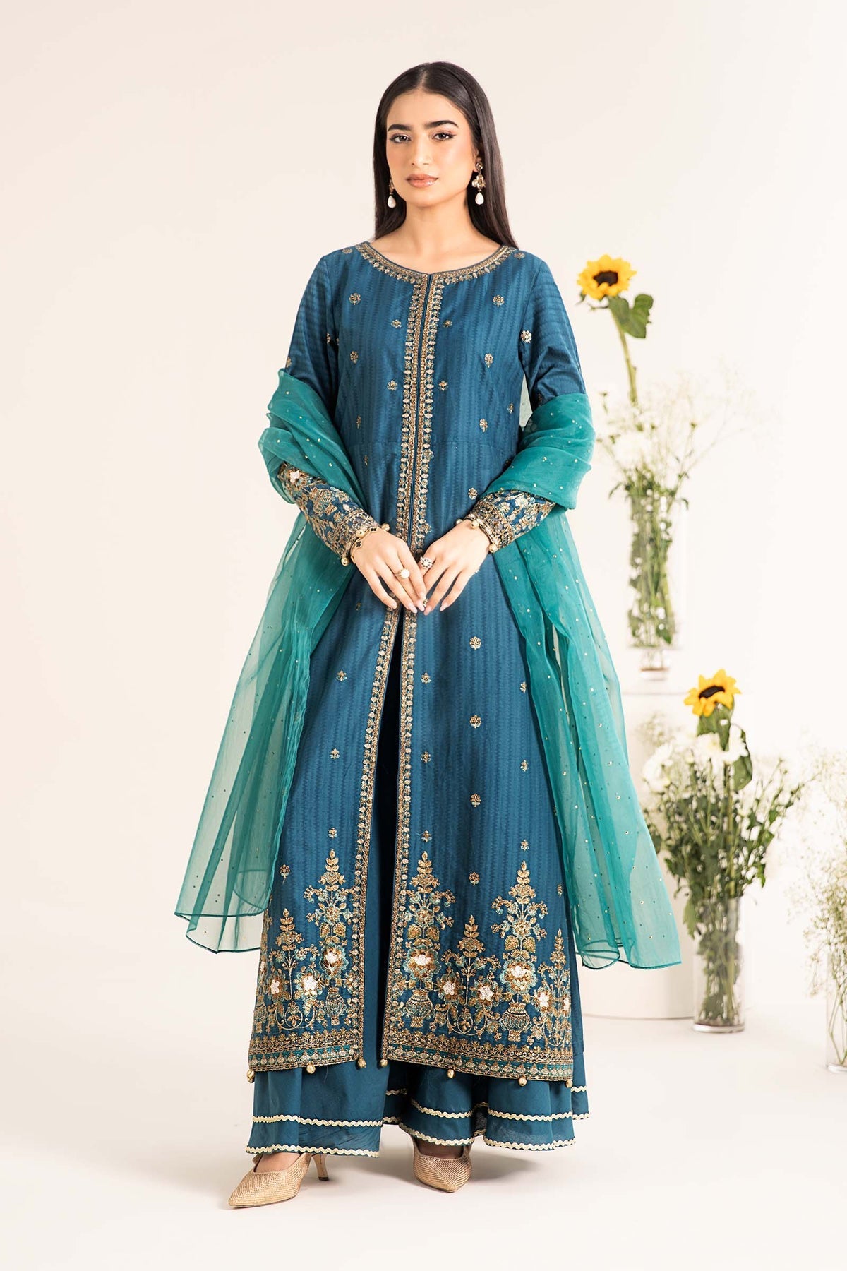 Maria B | Casual Pret 25 | DW-EF25-21 by Maria B - Designer Dress - Type: Ladies Clothes - Available at Libayah - 100% Original