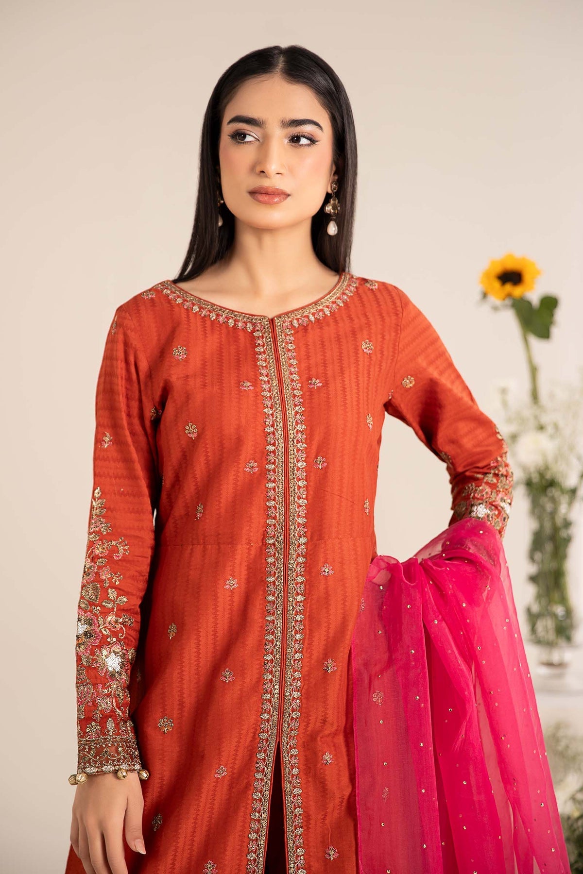 Maria B | Casual Pret 25 | DW-EF25-21 by Maria B - Designer Dress - Type: Ladies Clothes - Available at Libayah - 100% Original