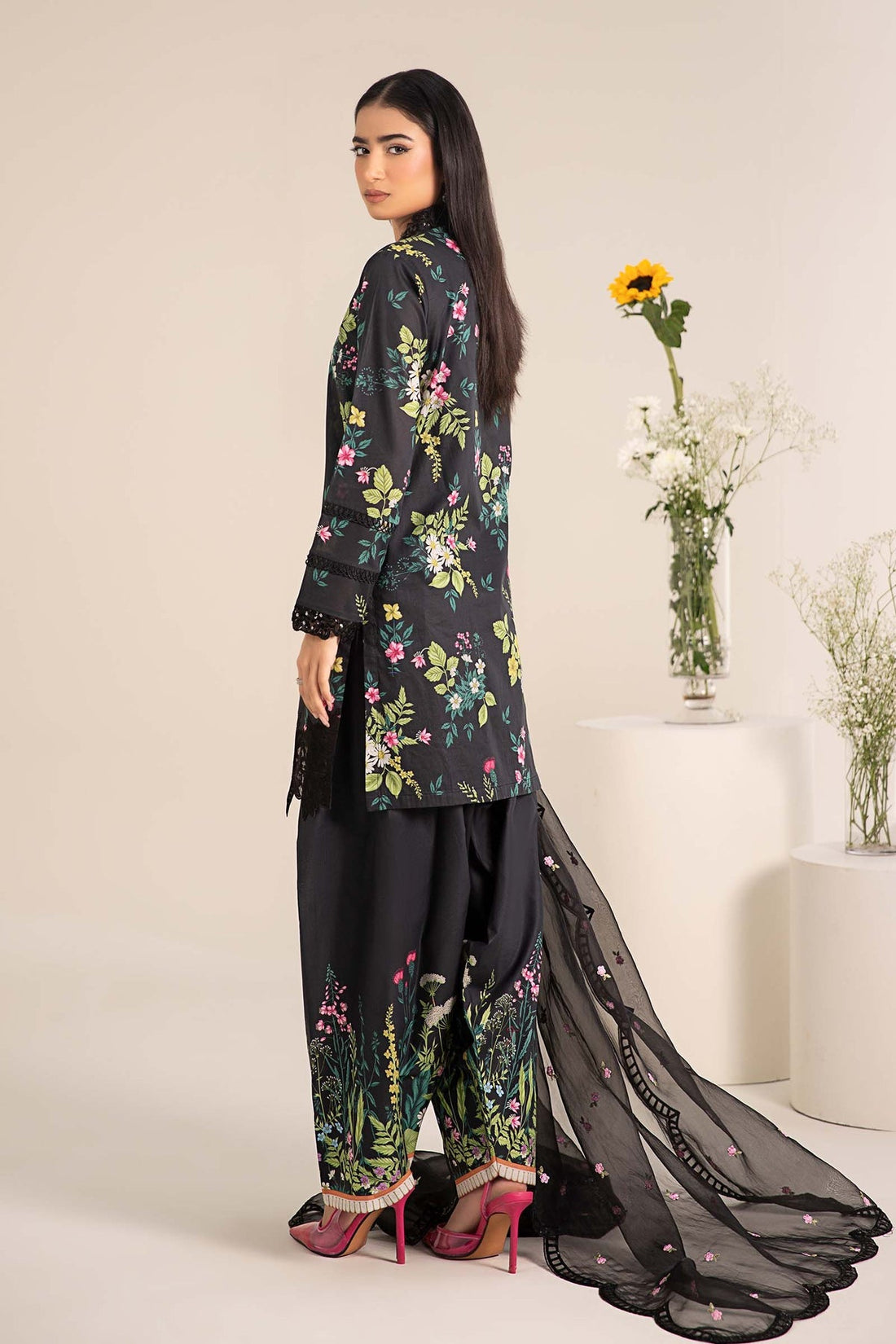 Maria B | Casual Pret 25 | DW-EF25-27 by Maria B - Designer Dress - Type: Ladies Clothes - Available at Libayah - 100% Original