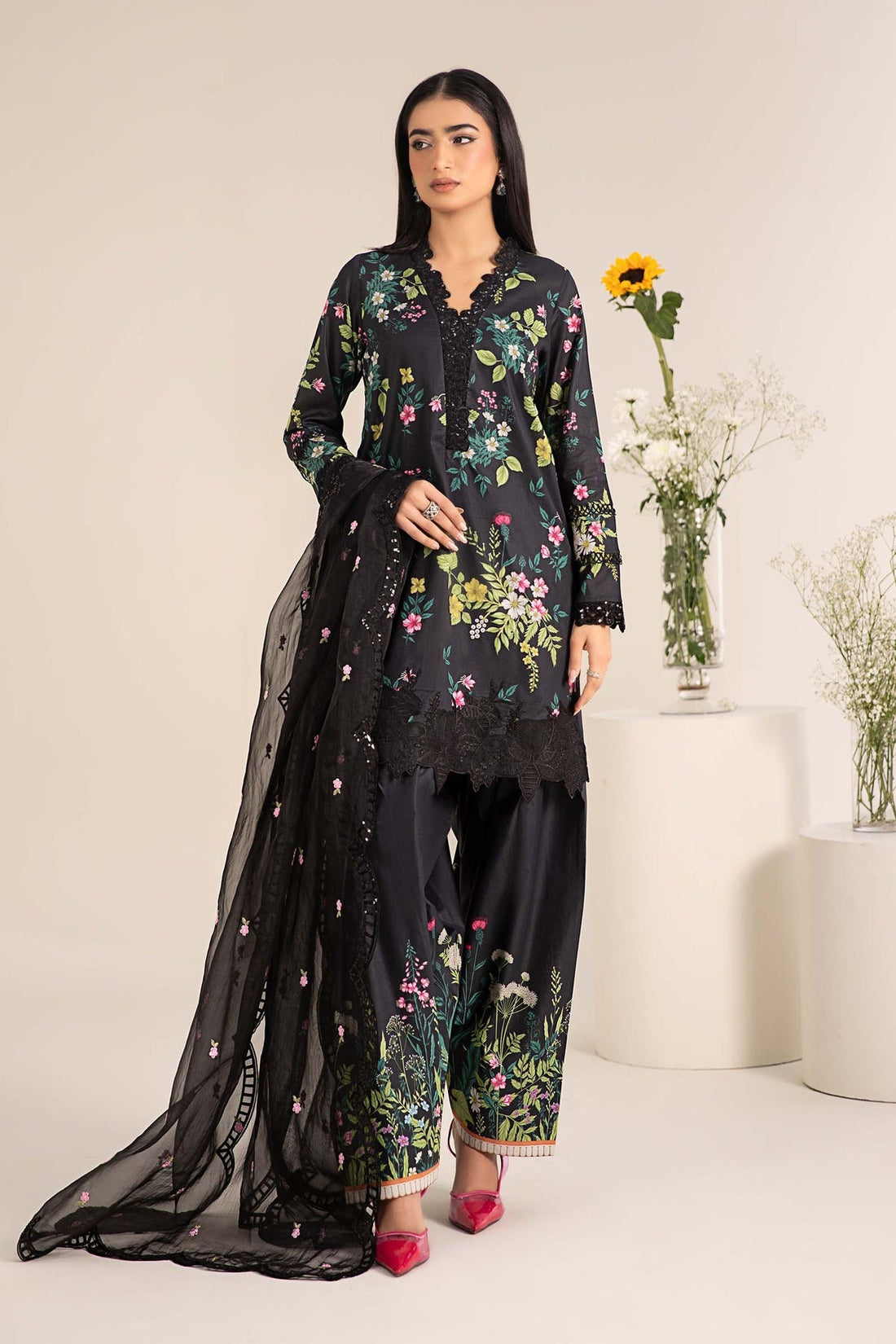 Maria B | Casual Pret 25 | DW-EF25-27 by Maria B - Designer Dress - Type: Ladies Clothes - Available at Libayah - 100% Original