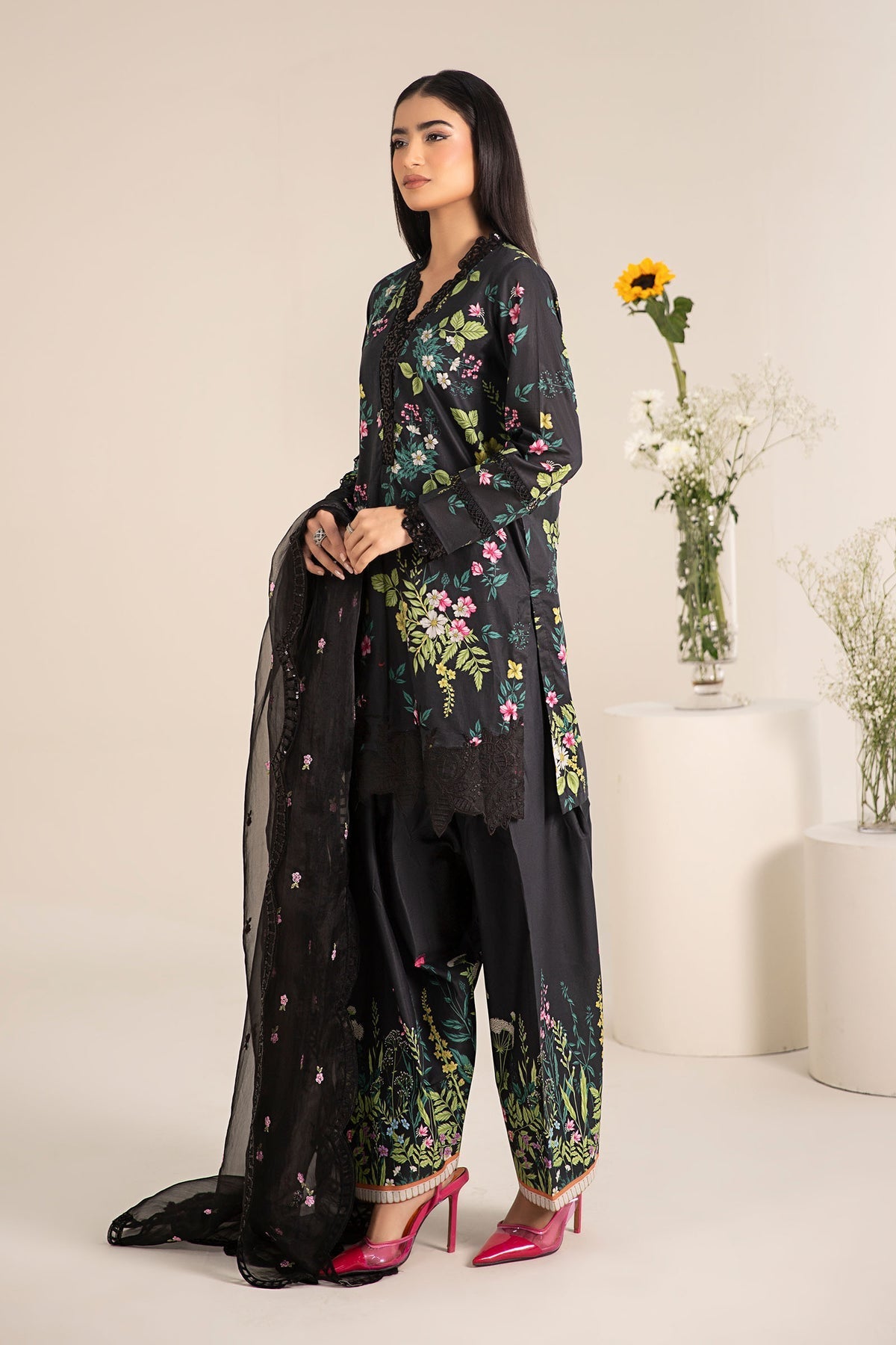 Maria B | Casual Pret 25 | DW-EF25-27 by Maria B - Designer Dress - Type: Ladies Clothes - Available at Libayah - 100% Original