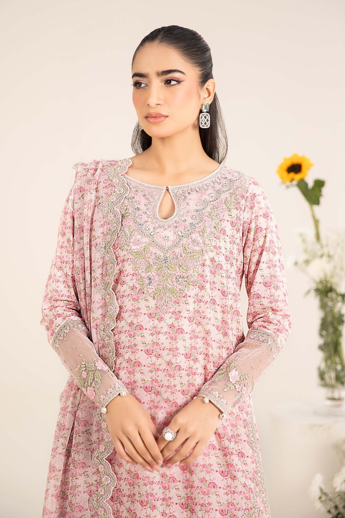 Maria B | Casual Pret 25 | DW-EF25-50 by Maria B - Designer Dress - Type: Ladies Clothes - Available at Libayah - 100% Original