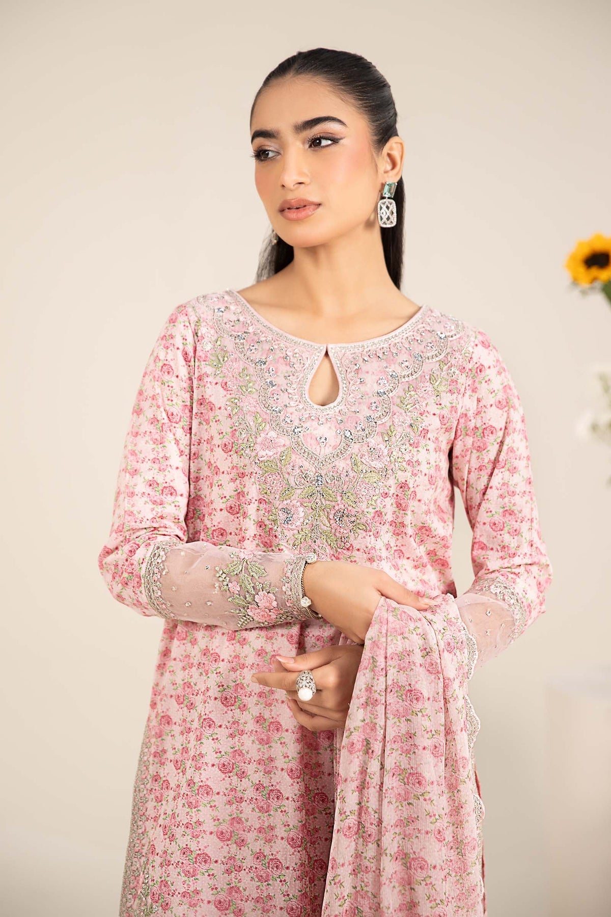 Maria B | Casual Pret 25 | DW-EF25-50 by Maria B - Designer Dress - Type: Ladies Clothes - Available at Libayah - 100% Original