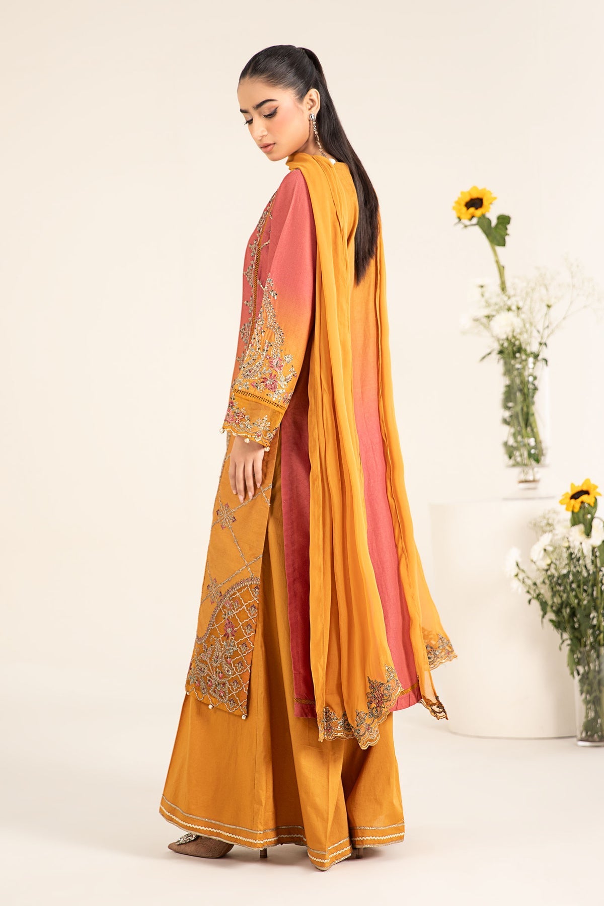Maria B | Casual Pret 25 | DW-EF25-71 by Maria B - Designer Dress - Type: Ladies Clothes - Available at Libayah - 100% Original