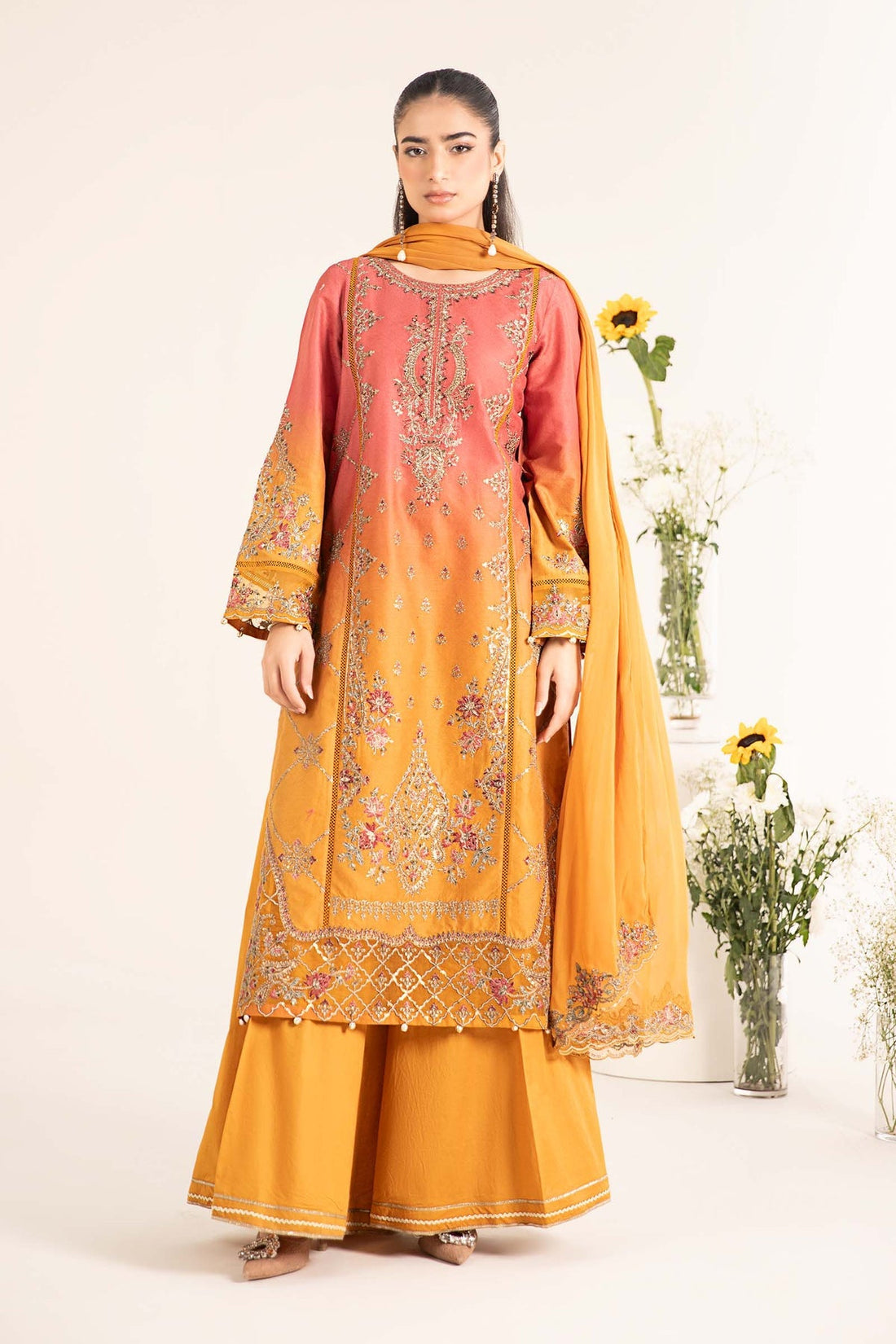 Maria B | Casual Pret 25 | DW-EF25-71 by Maria B - Designer Dress - Type: Ladies Clothes - Available at Libayah - 100% Original
