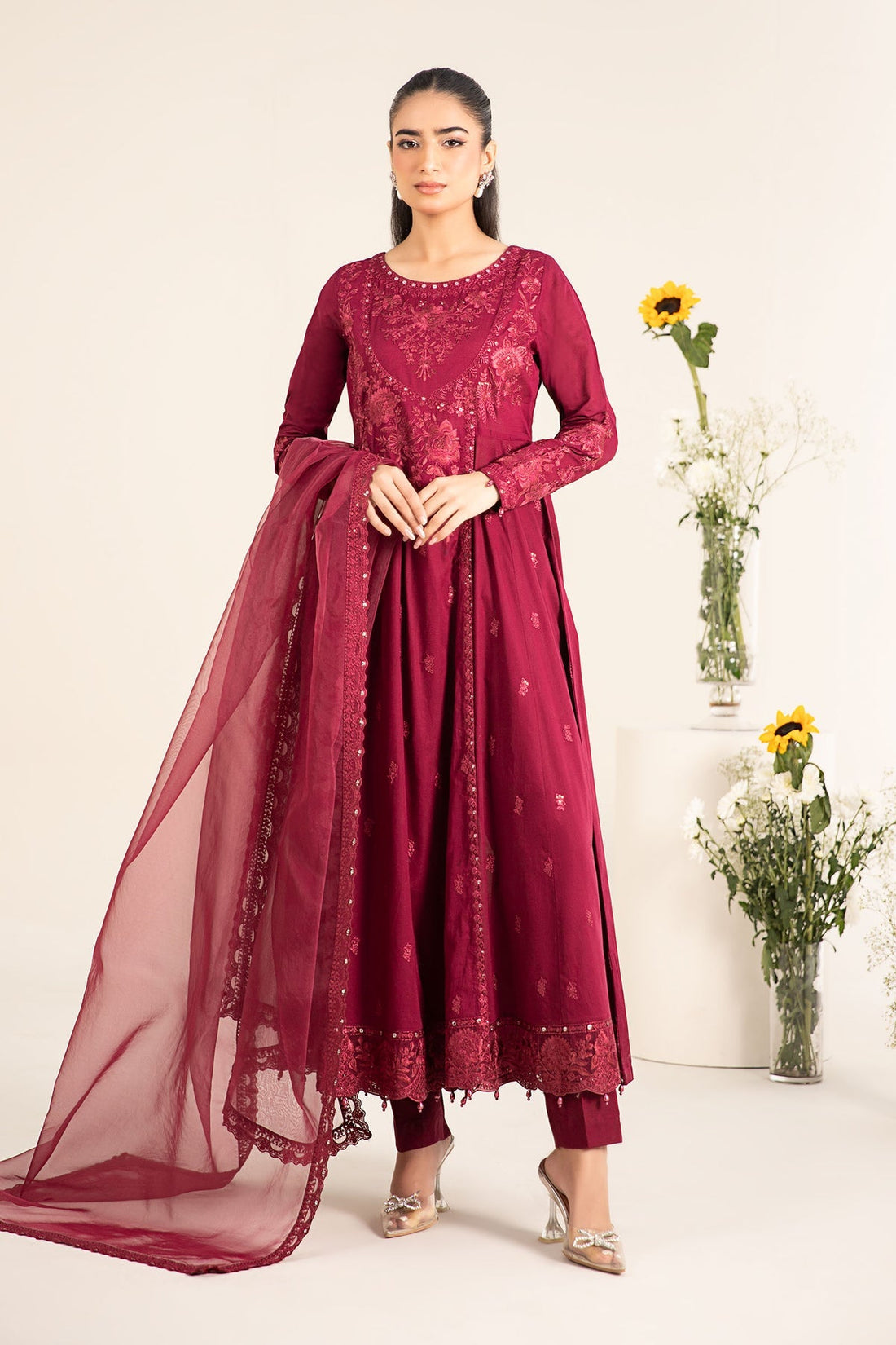 Maria B | Casual Pret 25 | DW-EF25-83 by Maria B - Designer Dress - Type: Ladies Clothes - Available at Libayah - 100% Original