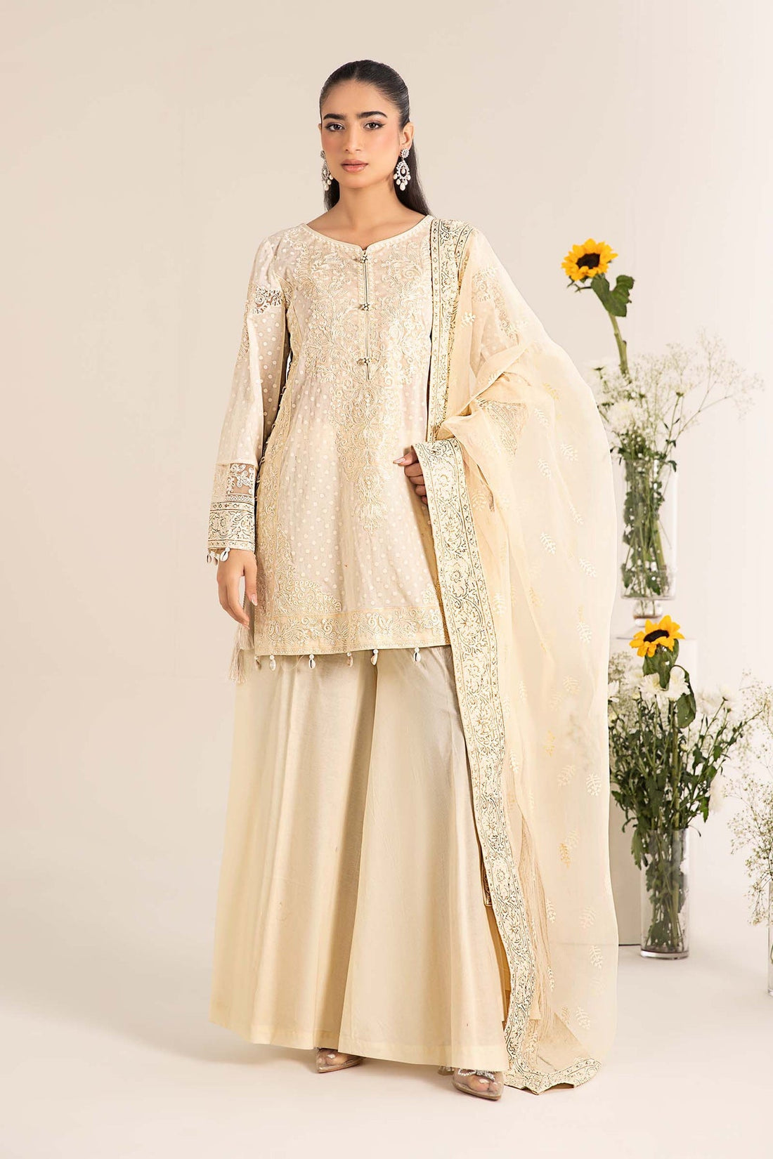 Maria B | Casual Pret 25 | DW-EF25-99 by Maria B - Designer Dress - Type: Ladies Clothes - Available at Libayah - 100% Original
