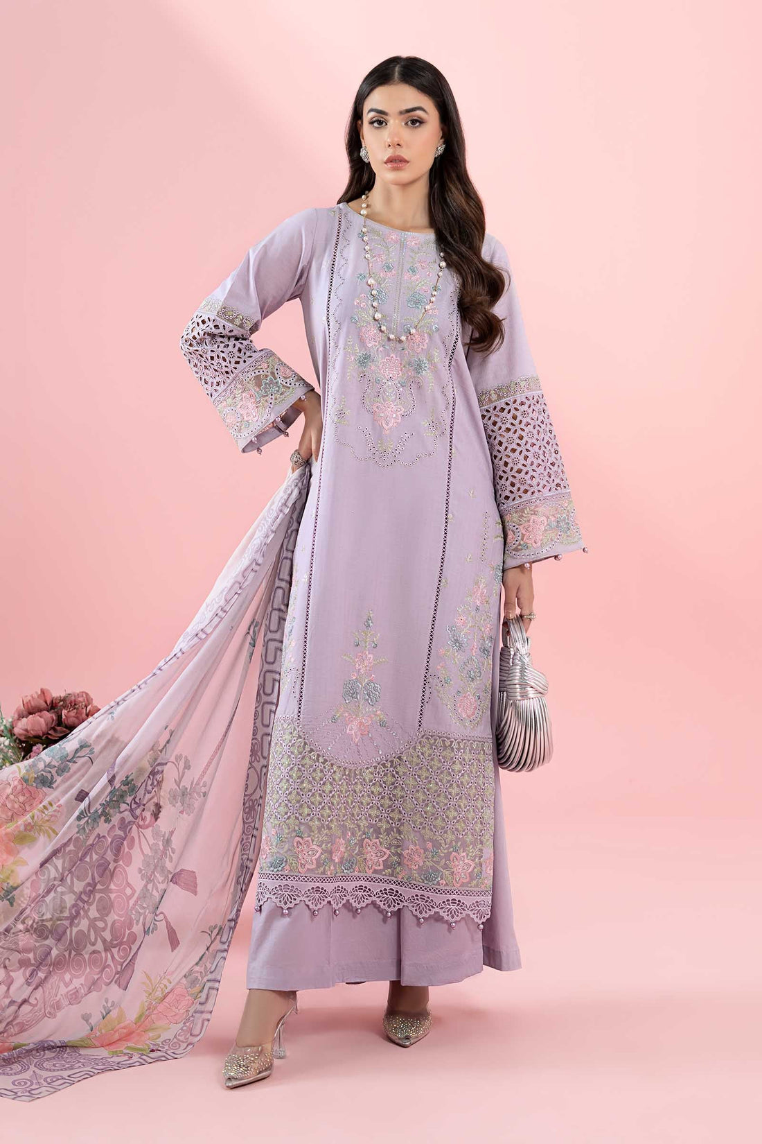 Maria B | Luxury Pret 25 | DW-EA25-05 by Maria B - Designer Dress - Type: Ladies Clothes - Available at Libayah - 100% Original