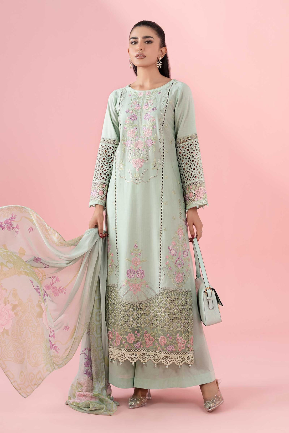 Maria B | Luxury Pret 25 | DW-EA25-05 by Maria B - Designer Dress - Type: Ladies Clothes - Available at Libayah - 100% Original