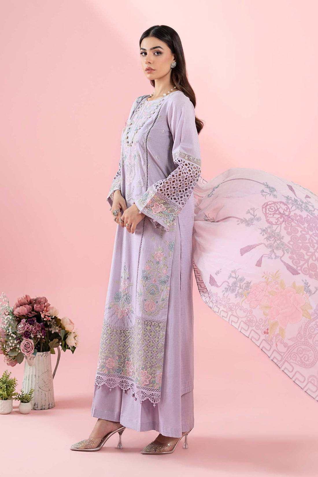 Maria B | Luxury Pret 25 | DW-EA25-05 by Maria B - Designer Dress - Type: Ladies Clothes - Available at Libayah - 100% Original
