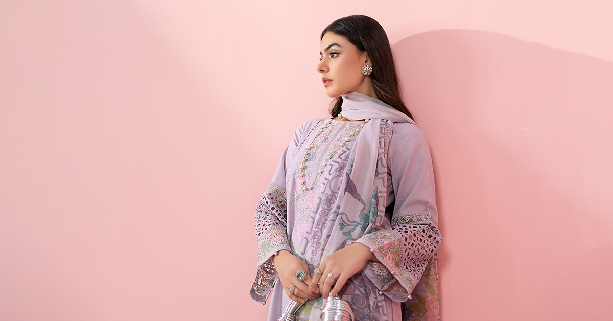 Maria B | Luxury Pret 25 | DW-EA25-05 by Maria B - Designer Dress - Type: Ladies Clothes - Available at Libayah - 100% Original