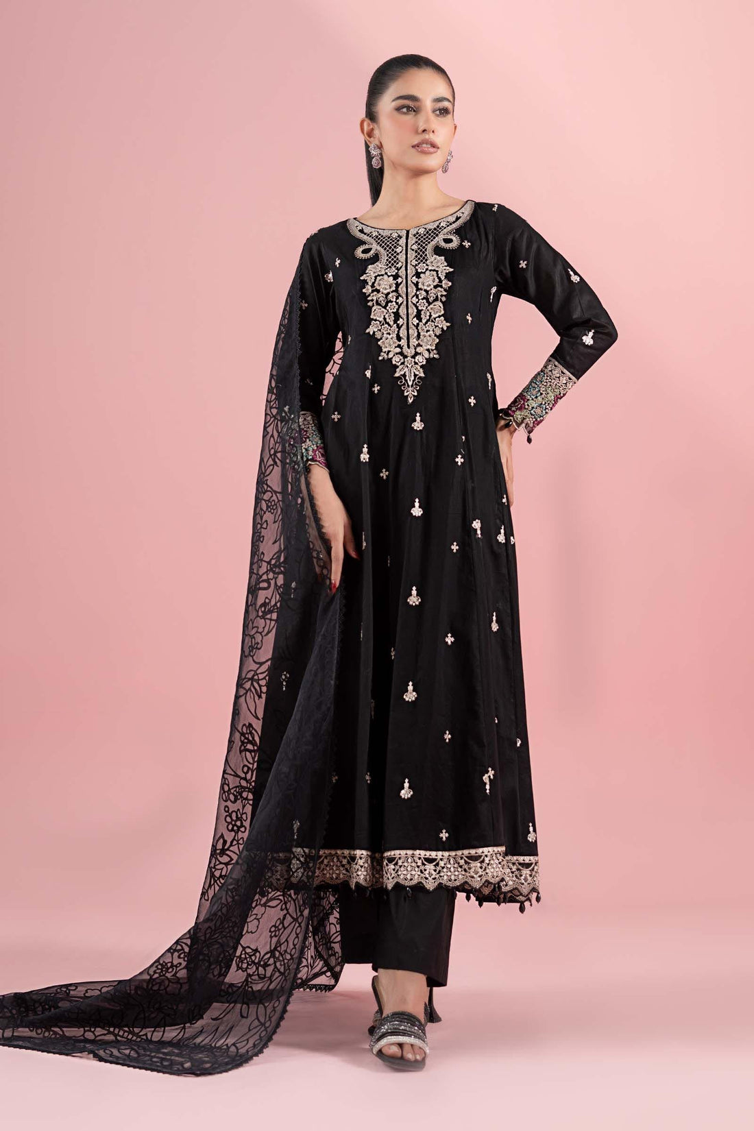 Maria B | Luxury Pret 25 | DW-EA25-08 by Maria B - Designer Dress - Type: Ladies Clothes - Available at Libayah - 100% Original