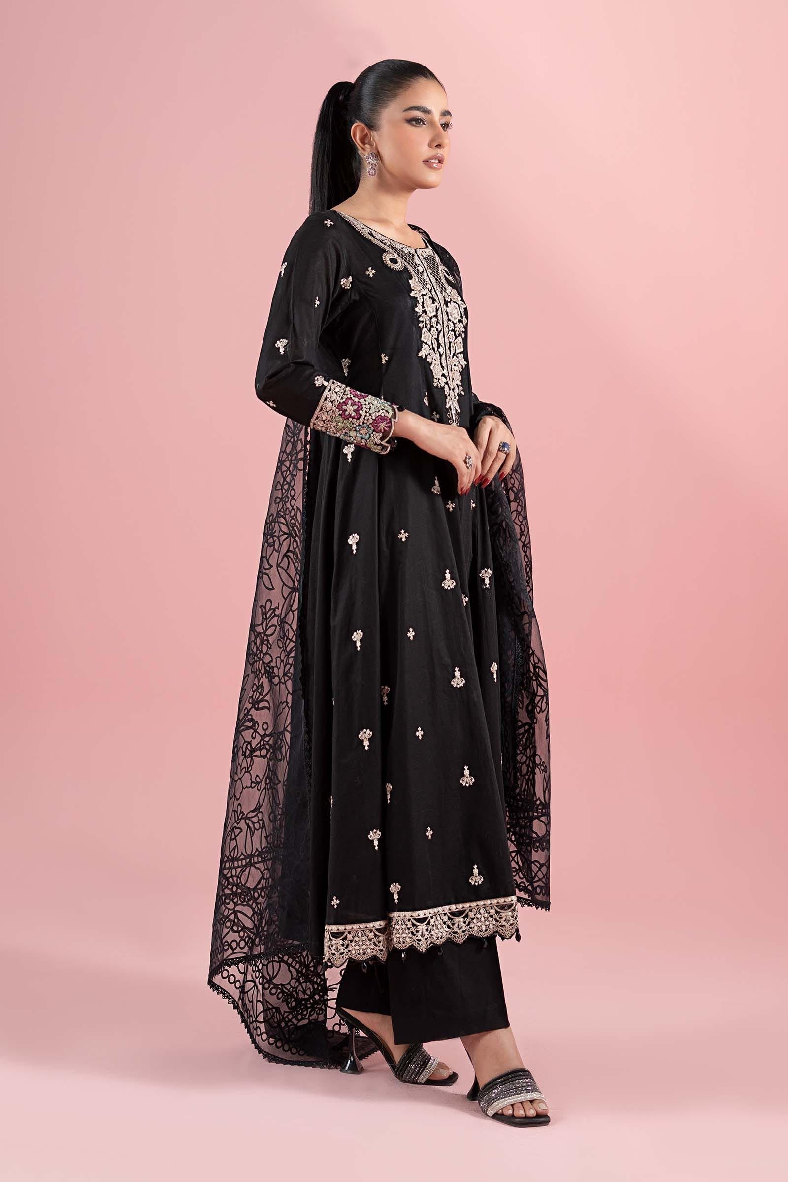 Maria B | Luxury Pret 25 | DW-EA25-08 by Maria B - Designer Dress - Type: Ladies Clothes - Available at Libayah - 100% Original