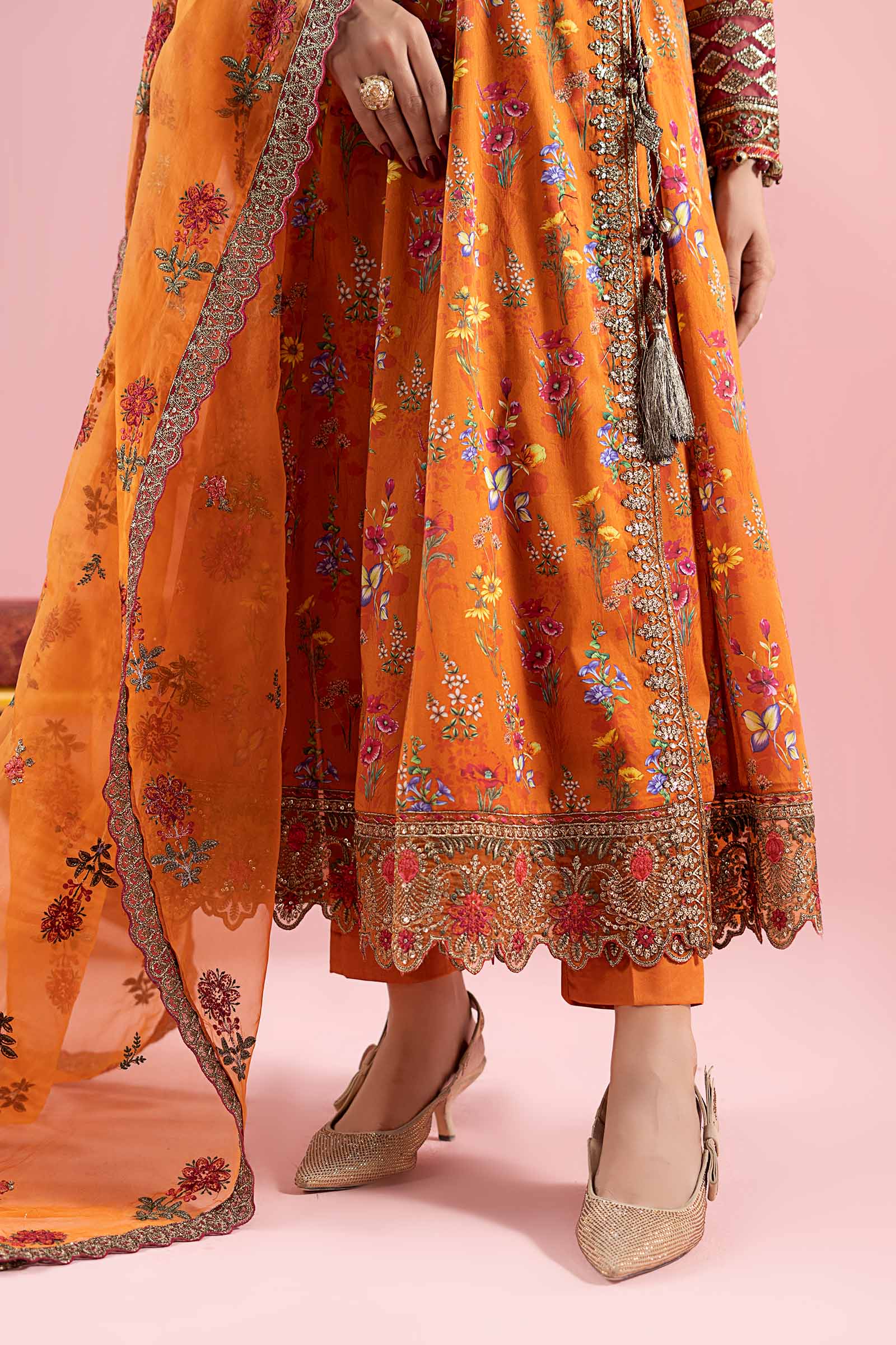 Maria B | Luxury Pret 25 | DW-EA25-17 by Maria B - Designer Dress - Type: Ladies Clothes - Available at Libayah - 100% Original
