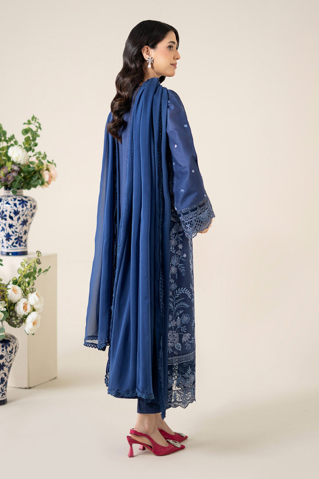 Maria B | Luxury Pret 25 | DW-EA25-21 by Maria B - Designer Dress - Type: Ladies Clothes - Available at Libayah - 100% Original