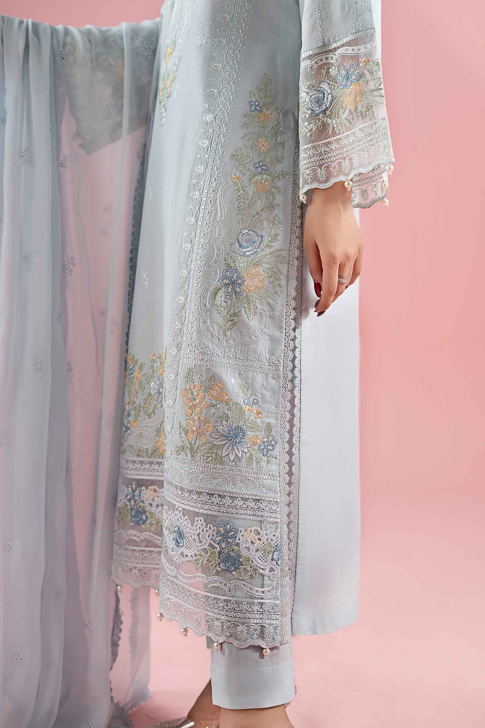 Maria B | Luxury Pret 25 | DW-EA25-25 by Maria B - Designer Dress - Type: Ladies Clothes - Available at Libayah - 100% Original
