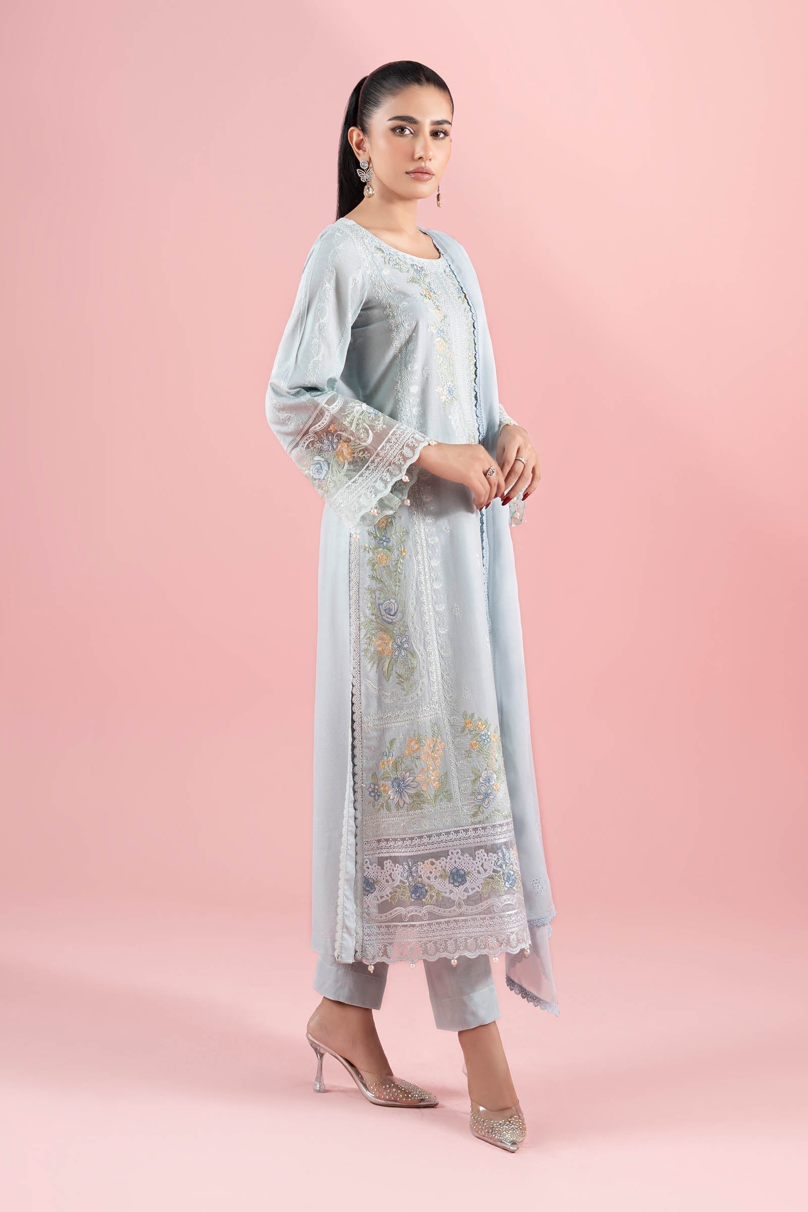 Maria B | Luxury Pret 25 | DW-EA25-25 by Maria B - Designer Dress - Type: Ladies Clothes - Available at Libayah - 100% Original