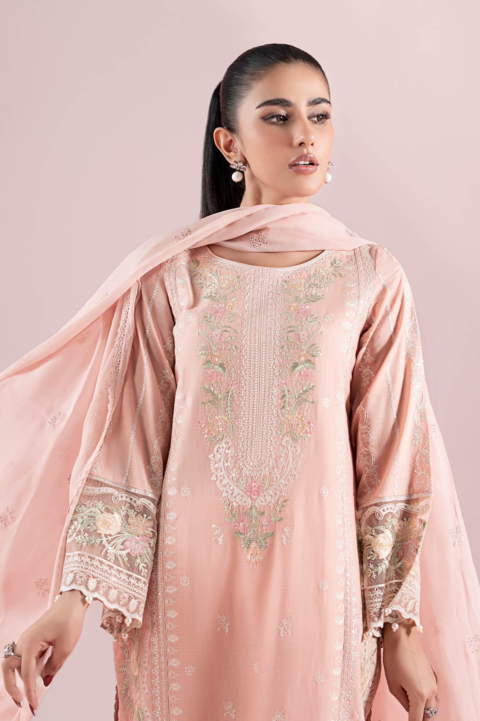 Maria B | Luxury Pret 25 | DW-EA25-25 by Maria B - Designer Dress - Type: Ladies Clothes - Available at Libayah - 100% Original