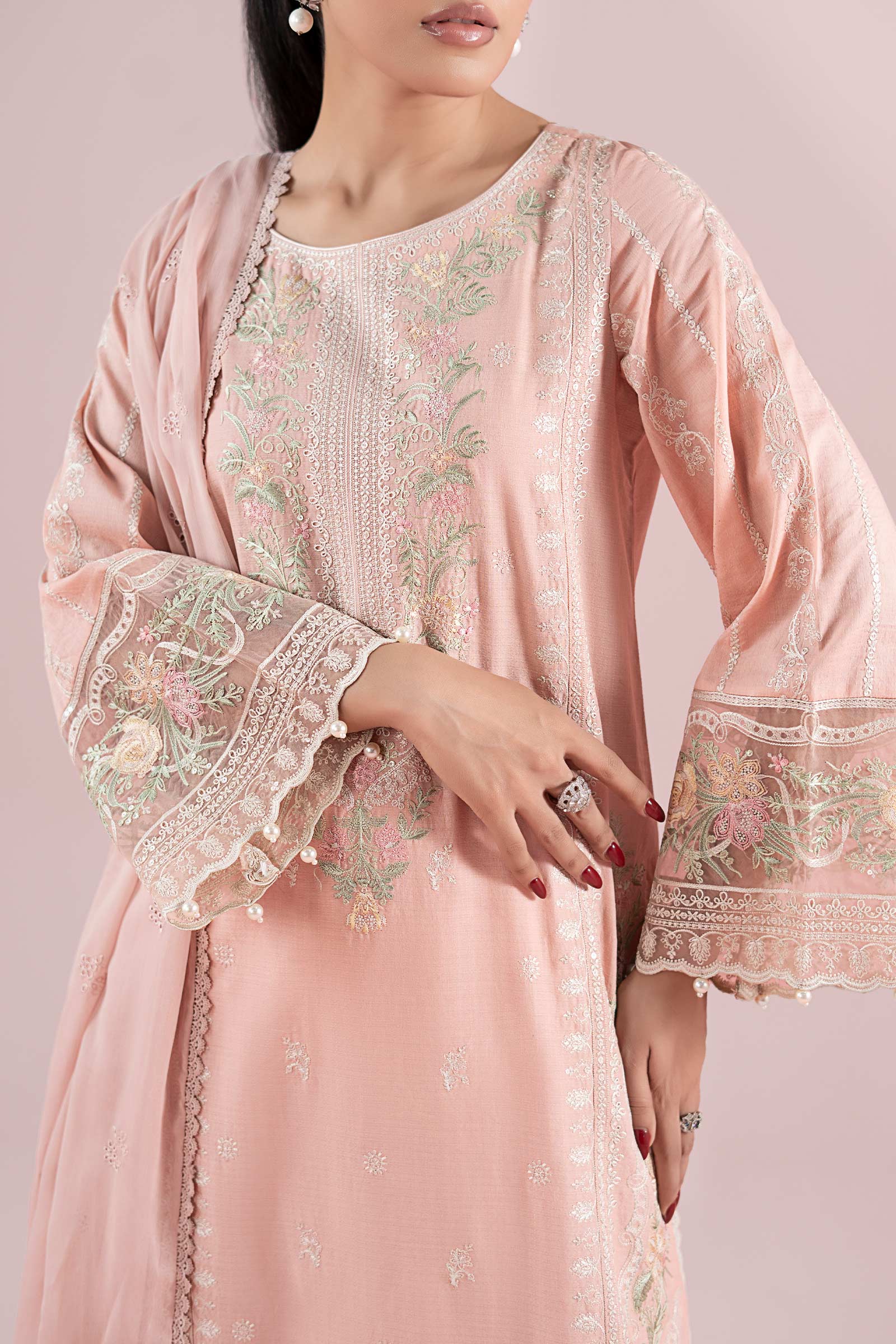 Maria B | Luxury Pret 25 | DW-EA25-25 by Maria B - Designer Dress - Type: Ladies Clothes - Available at Libayah - 100% Original