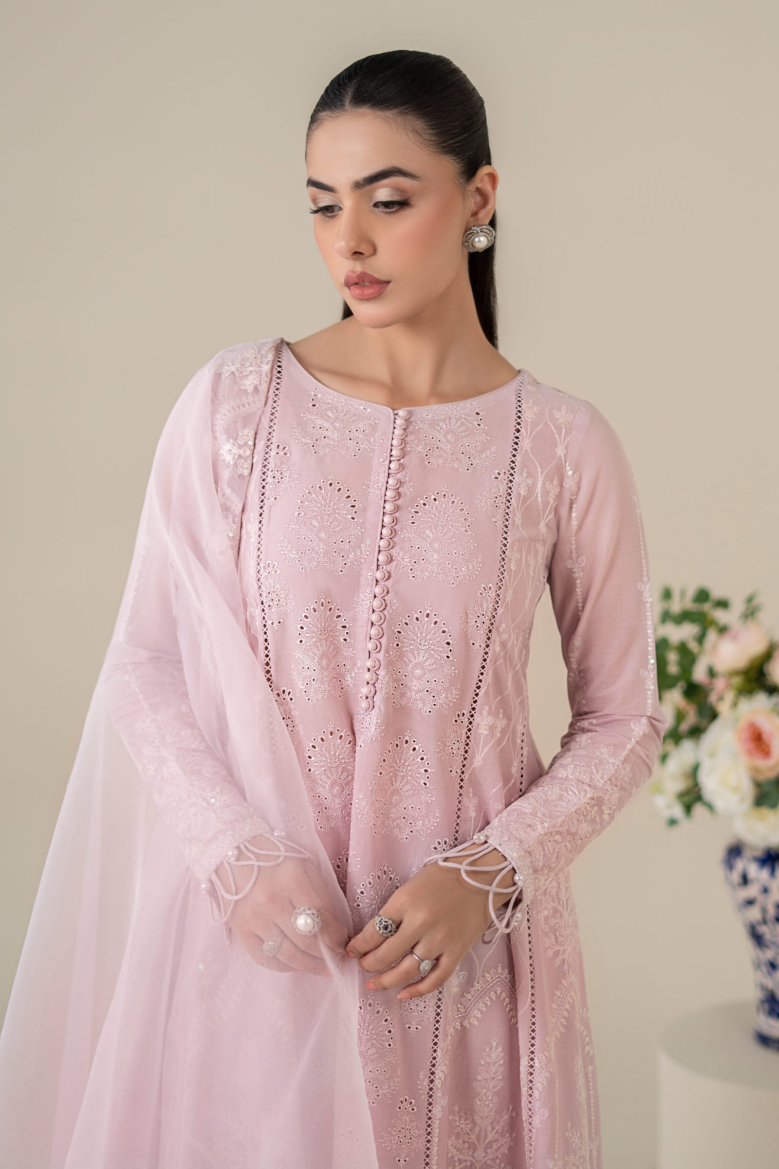 Maria B | Luxury Pret 25 | DW-EA25-39 by Maria B - Designer Dress - Type: Ladies Clothes - Available at Libayah - 100% Original