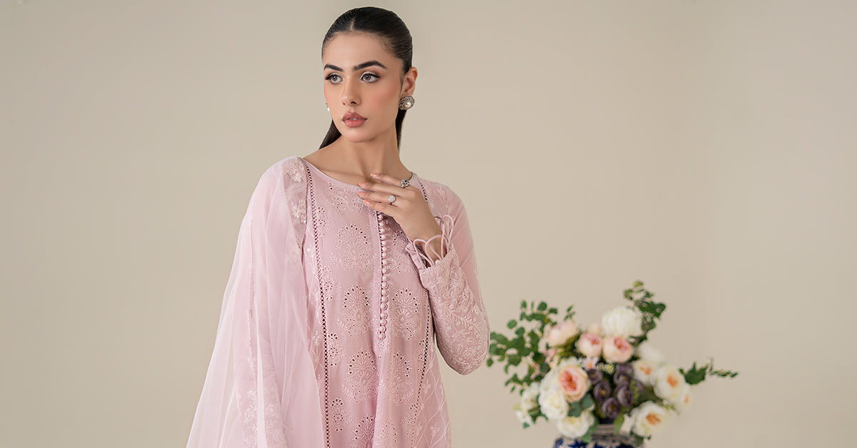 Maria B | Luxury Pret 25 | DW-EA25-39 by Maria B - Designer Dress - Type: Ladies Clothes - Available at Libayah - 100% Original