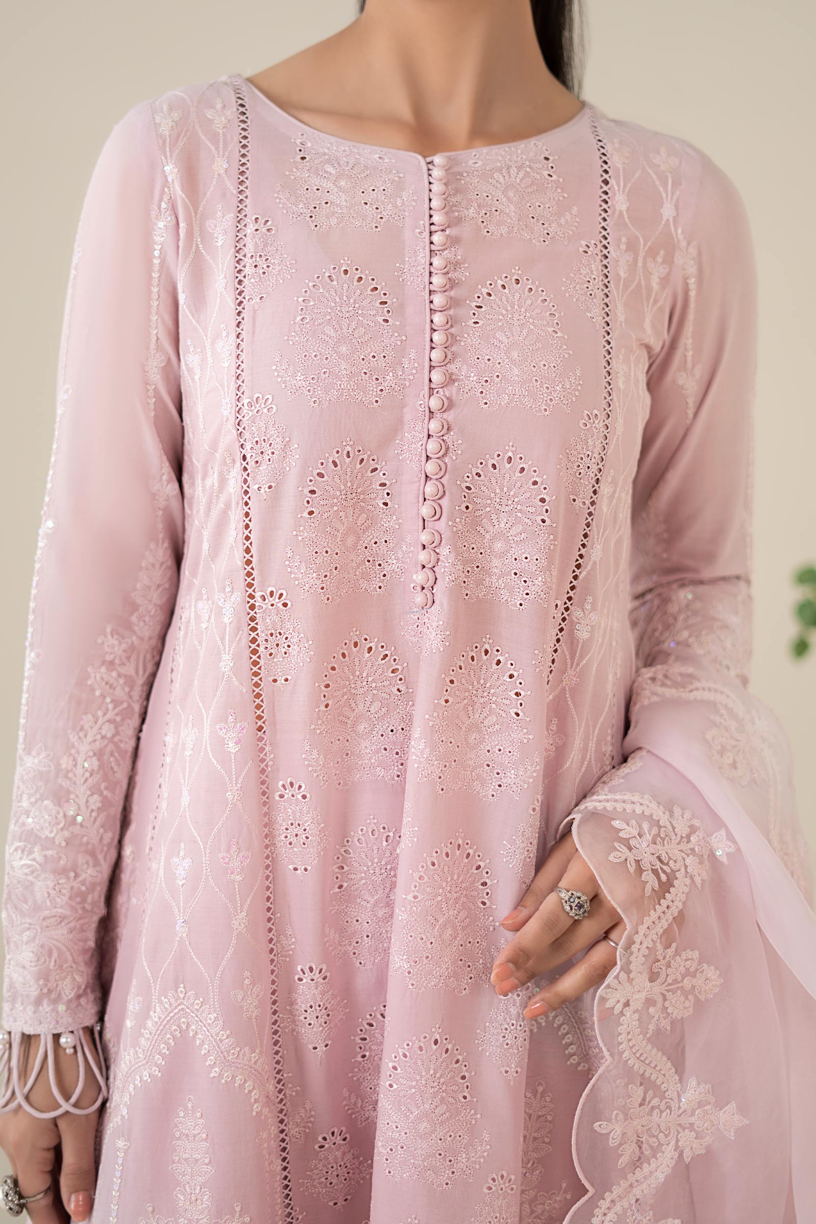 Maria B | Luxury Pret 25 | DW-EA25-39 by Maria B - Designer Dress - Type: Ladies Clothes - Available at Libayah - 100% Original