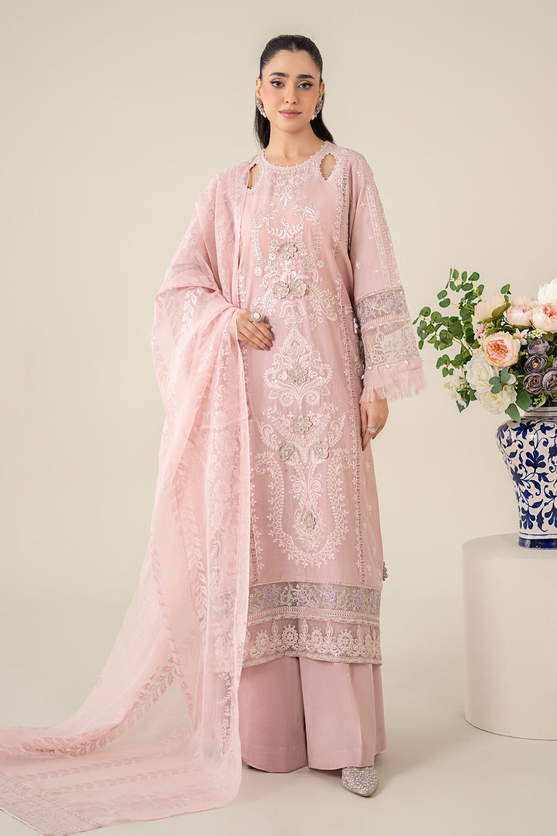 Maria B | Luxury Pret 25 | DW-EA25-57 by Maria B - Designer Dress - Type: Ladies Clothes - Available at Libayah - 100% Original
