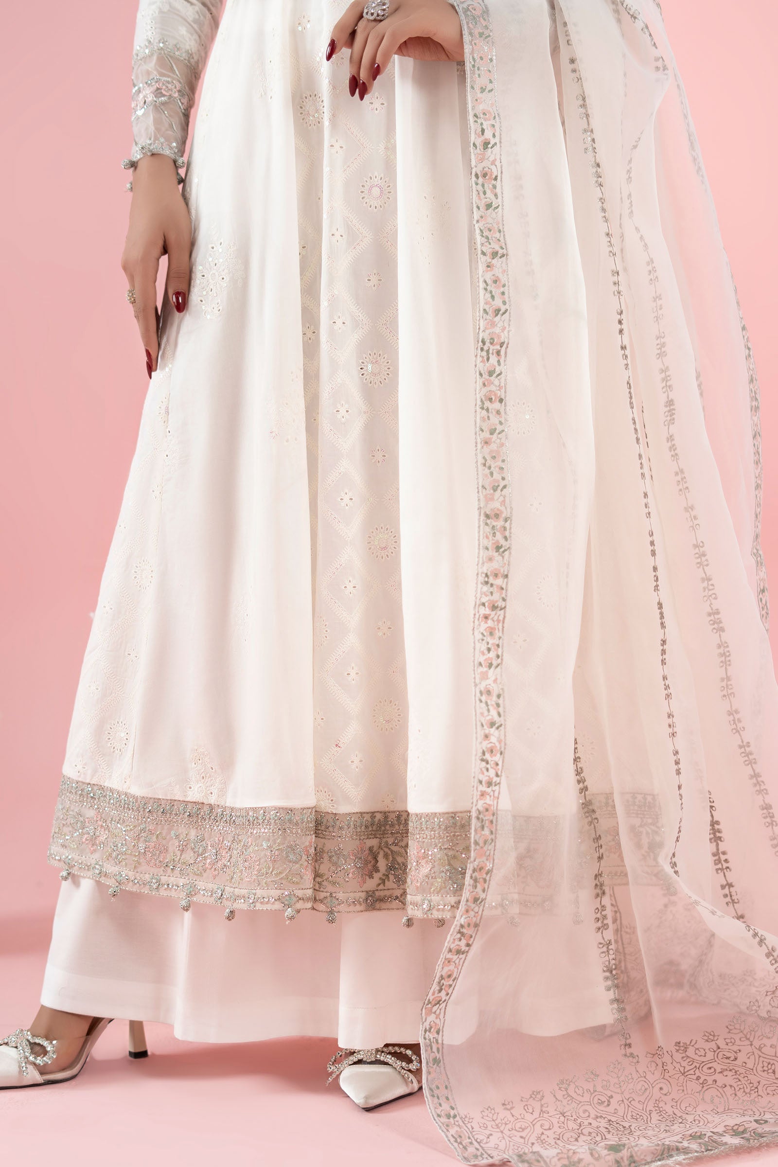 Maria B | Luxury Pret 25 | DW-EA25-65 by Maria B - Designer Dress - Type: Ladies Clothes - Available at Libayah - 100% Original