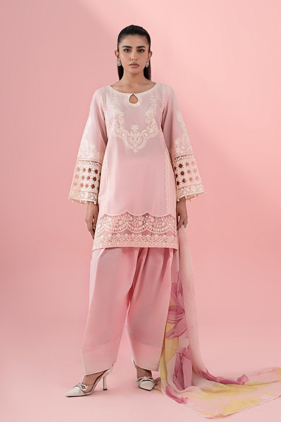 Maria B | Luxury Pret 25 | DW-EA25-66 by Maria B - Designer Dress - Type: Ladies Clothes - Available at Libayah - 100% Original