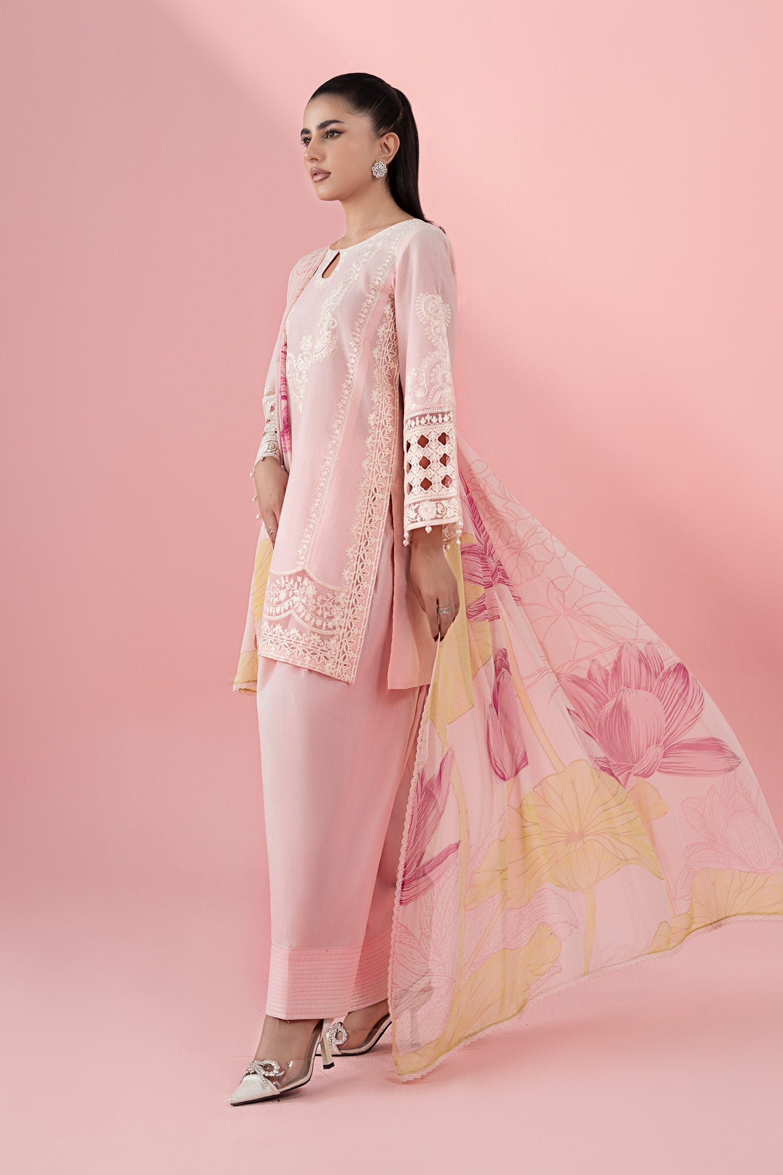Maria B | Luxury Pret 25 | DW-EA25-66 by Maria B - Designer Dress - Type: Ladies Clothes - Available at Libayah - 100% Original