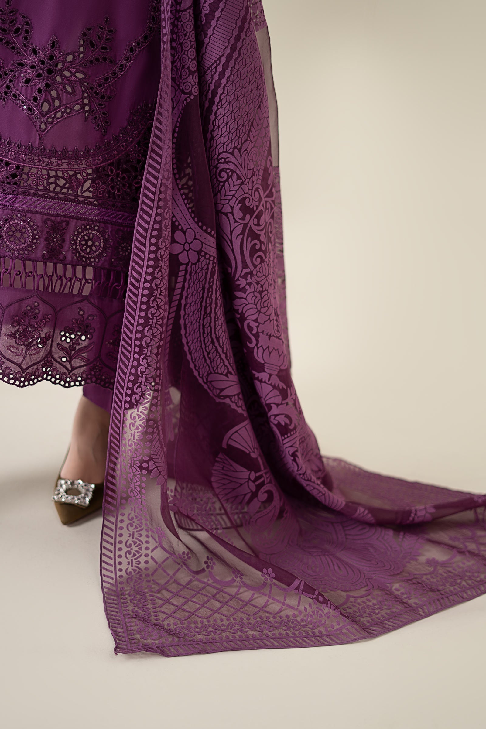 Maria B | Luxury Pret 25 | DW-EA25-74 by Maria B - Designer Dress - Type: Ladies Clothes - Available at Libayah - 100% Original