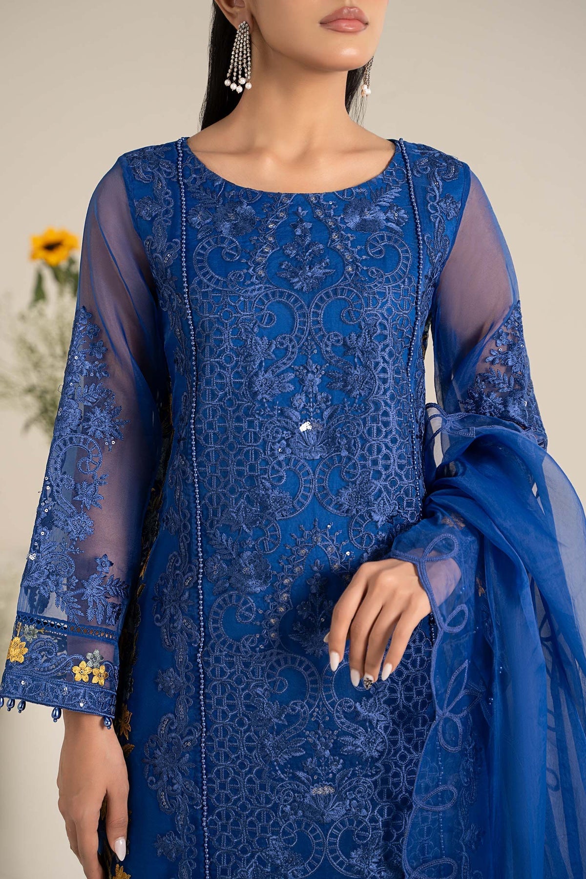 Maria B | Casual Pret 25 | DW-EF25-02 by Maria B - Designer Dress - Type: Ladies Clothes - Available at Libayah - 100% Original