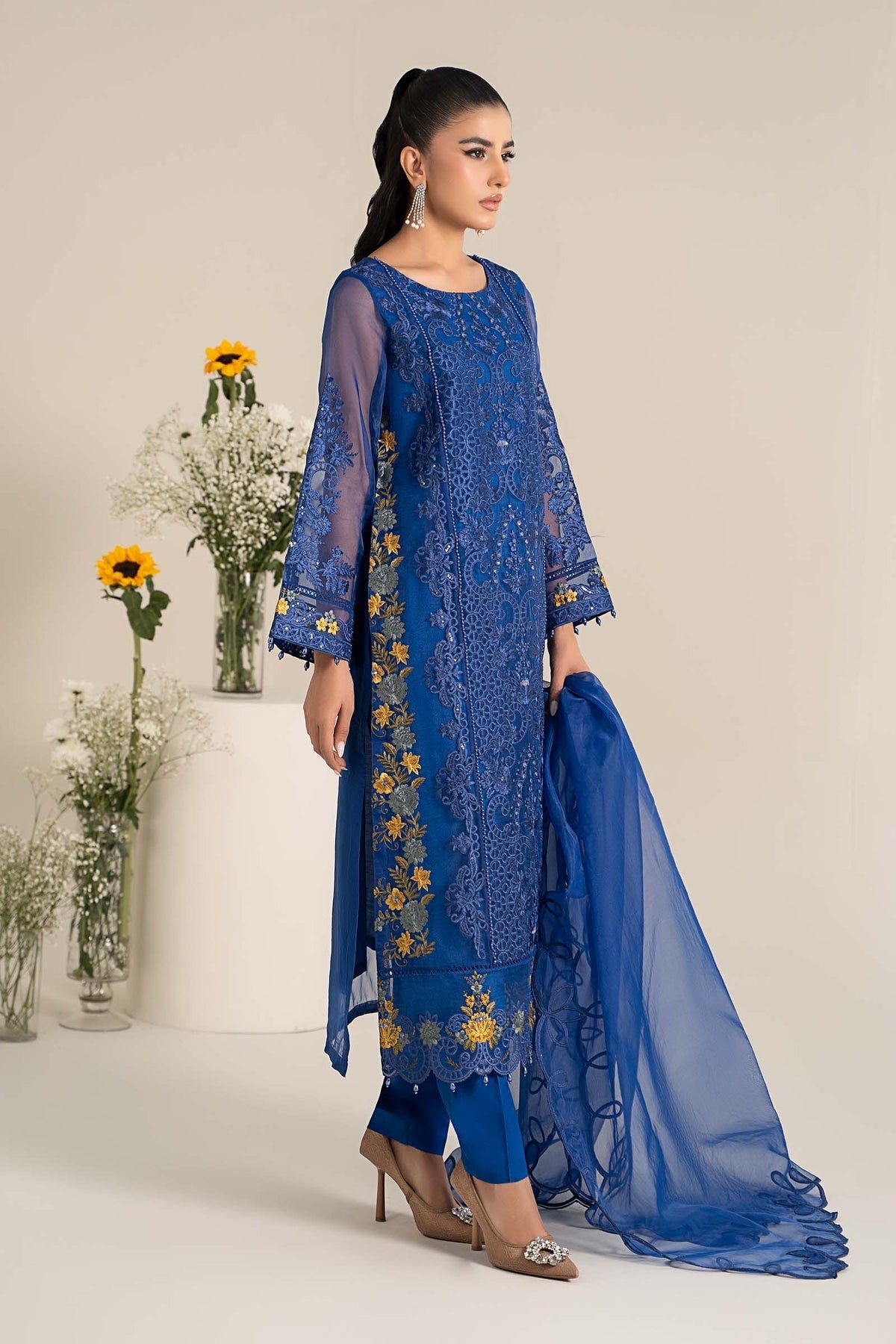 Maria B | Casual Pret 25 | DW-EF25-02 by Maria B - Designer Dress - Type: Ladies Clothes - Available at Libayah - 100% Original