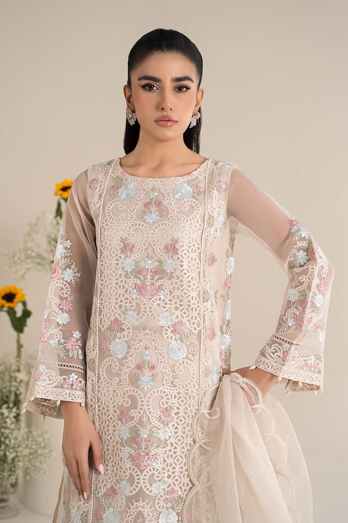 Maria B | Casual Pret 25 | DW-EF25-02 by Maria B - Designer Dress - Type: Ladies Clothes - Available at Libayah - 100% Original