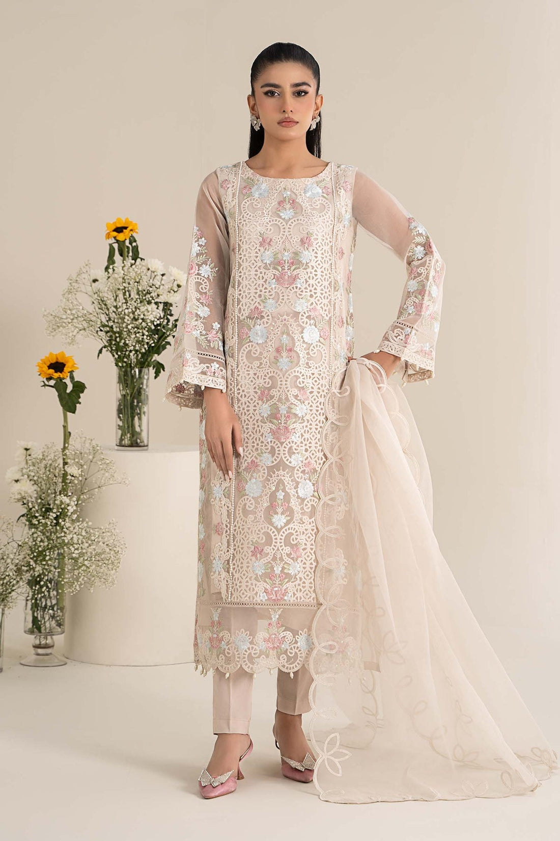 Maria B | Casual Pret 25 | DW-EF25-02 by Maria B - Designer Dress - Type: Ladies Clothes - Available at Libayah - 100% Original