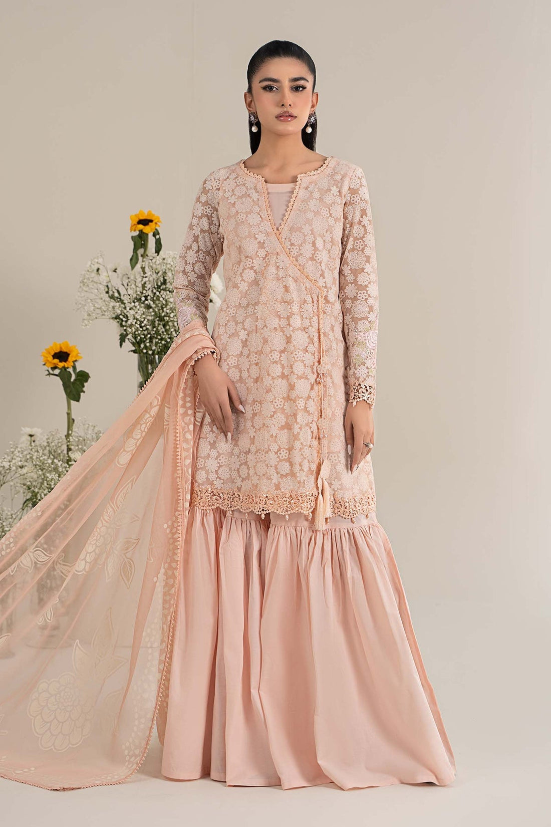 Maria B | Casual Pret 25 | DW-EF25-100 by Maria B - Designer Dress - Type: Ladies Clothes - Available at Libayah - 100% Original