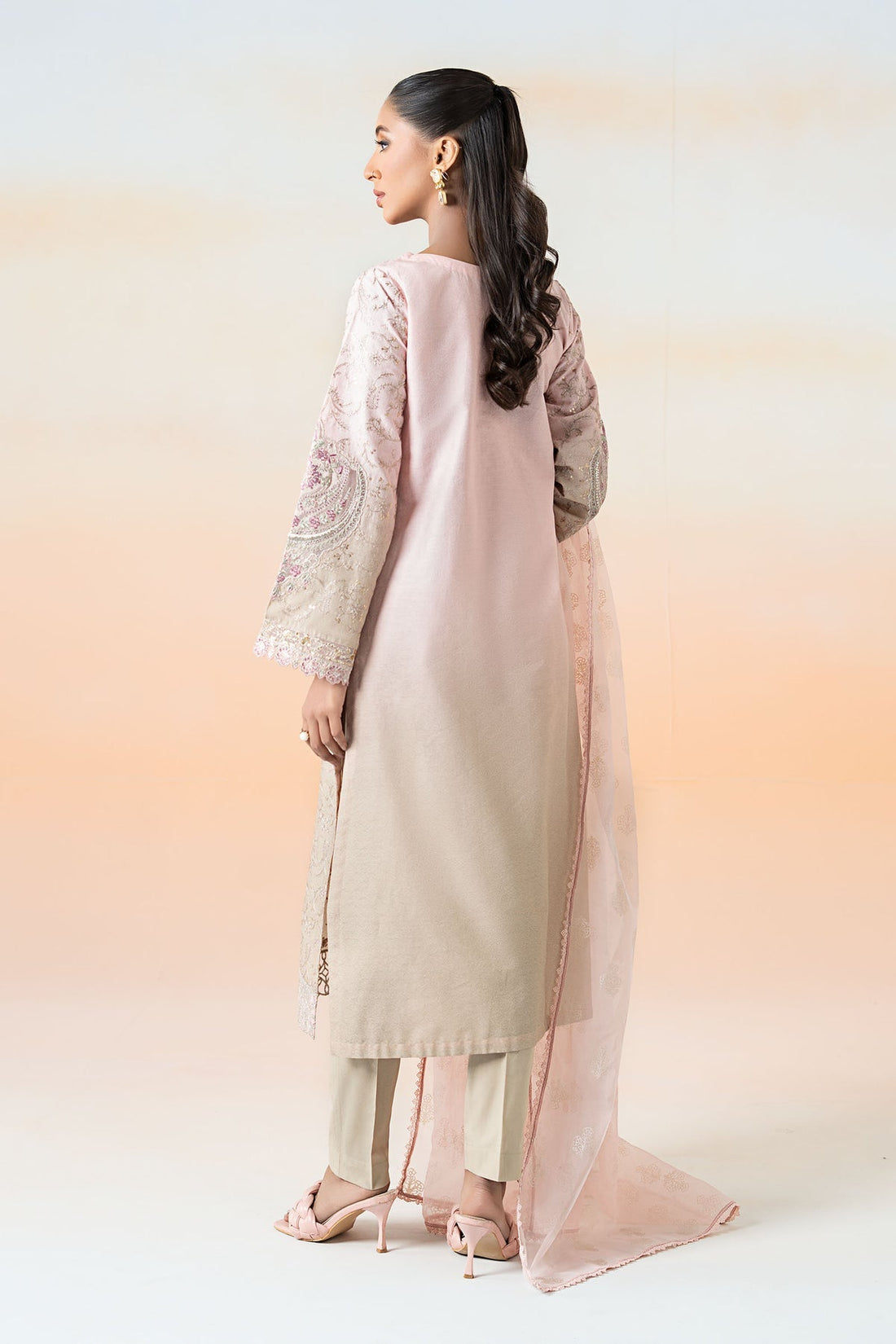 Maria B | Casual Pret 25 | DW-EF25-13 by Maria B - Designer Dress - Type: Ladies Clothes - Available at Libayah - 100% Original