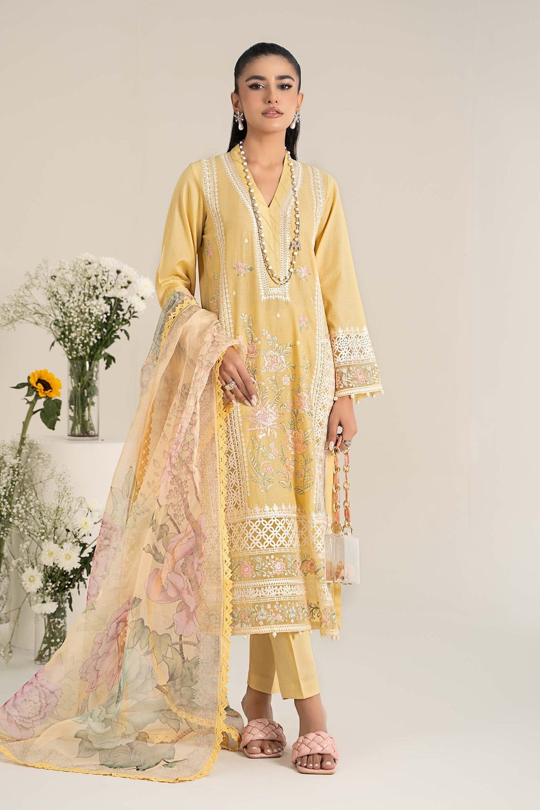 Maria B | Casual Pret 25 | DW-EF25-151 by Maria B - Designer Dress - Type: Ladies Clothes - Available at Libayah - 100% Original