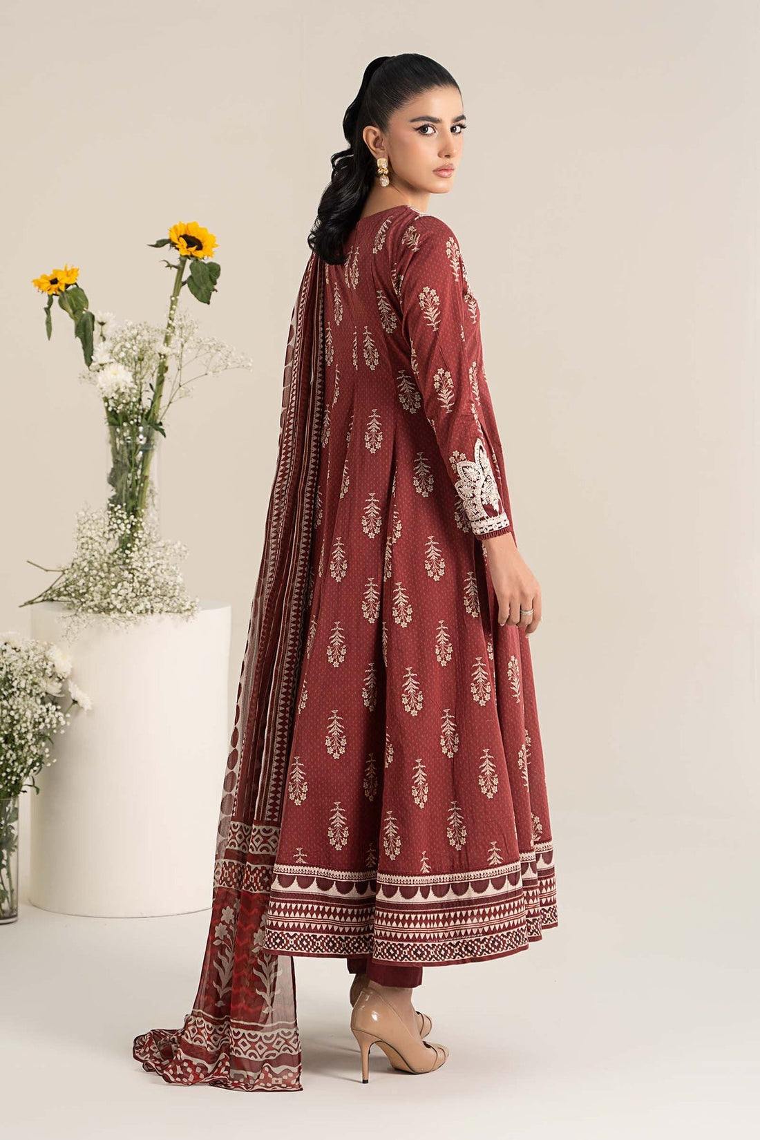 Maria B | Casual Pret 25 | DW-EF25-22 by Maria B - Designer Dress - Type: Ladies Clothes - Available at Libayah - 100% Original