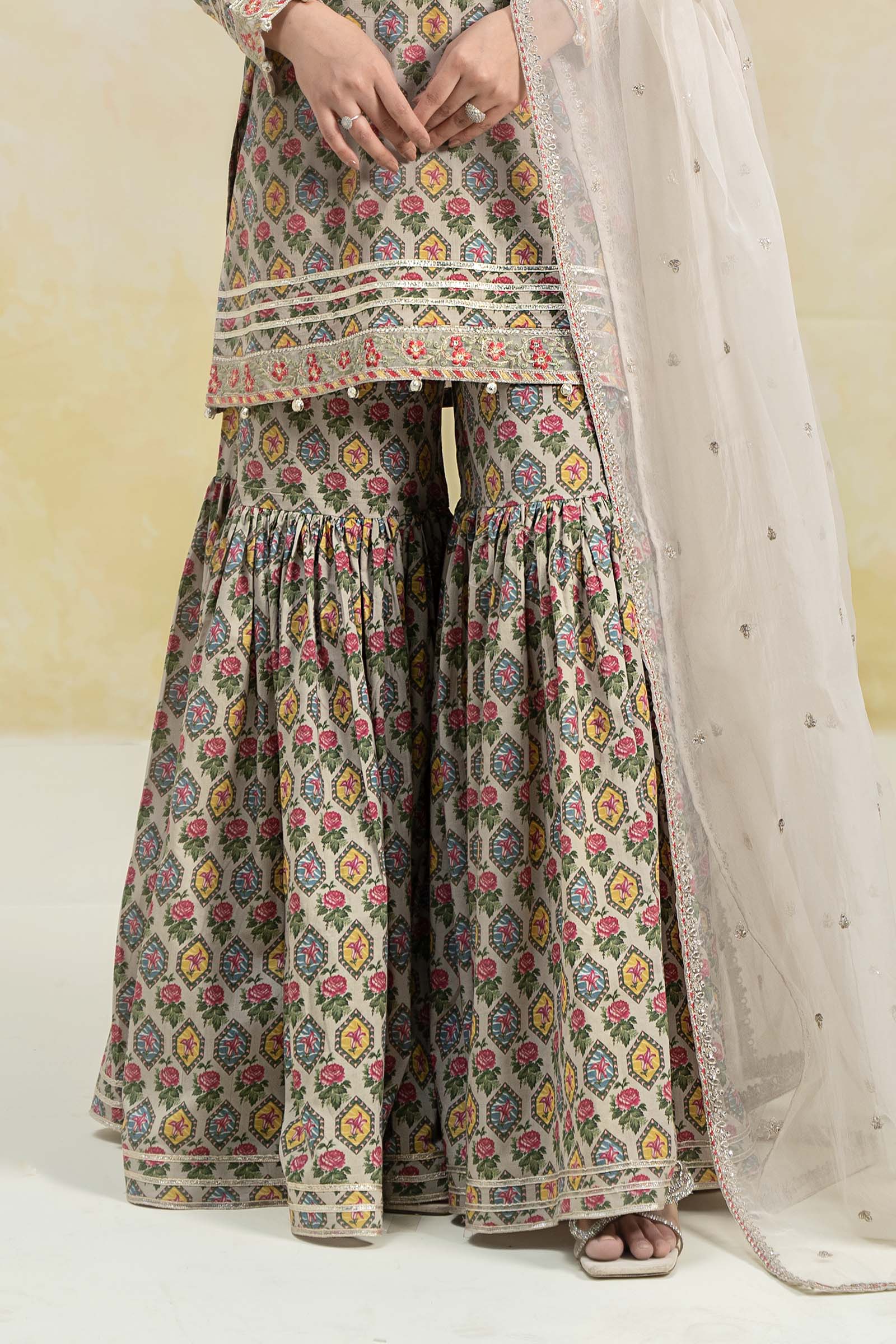 Maria B | Luxury Pret 25 | DW-EF25-25 by Maria B - Designer Dress - Type: Ladies Clothes - Available at Libayah - 100% Original