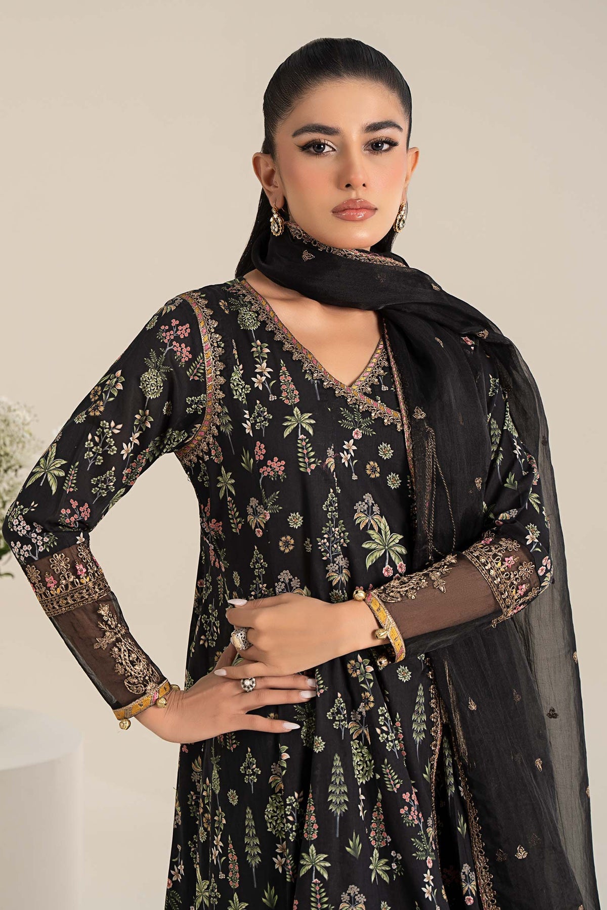 Maria B | Casual Pret 25 | DW-EF25-26 by Maria B - Designer Dress - Type: Ladies Clothes - Available at Libayah - 100% Original