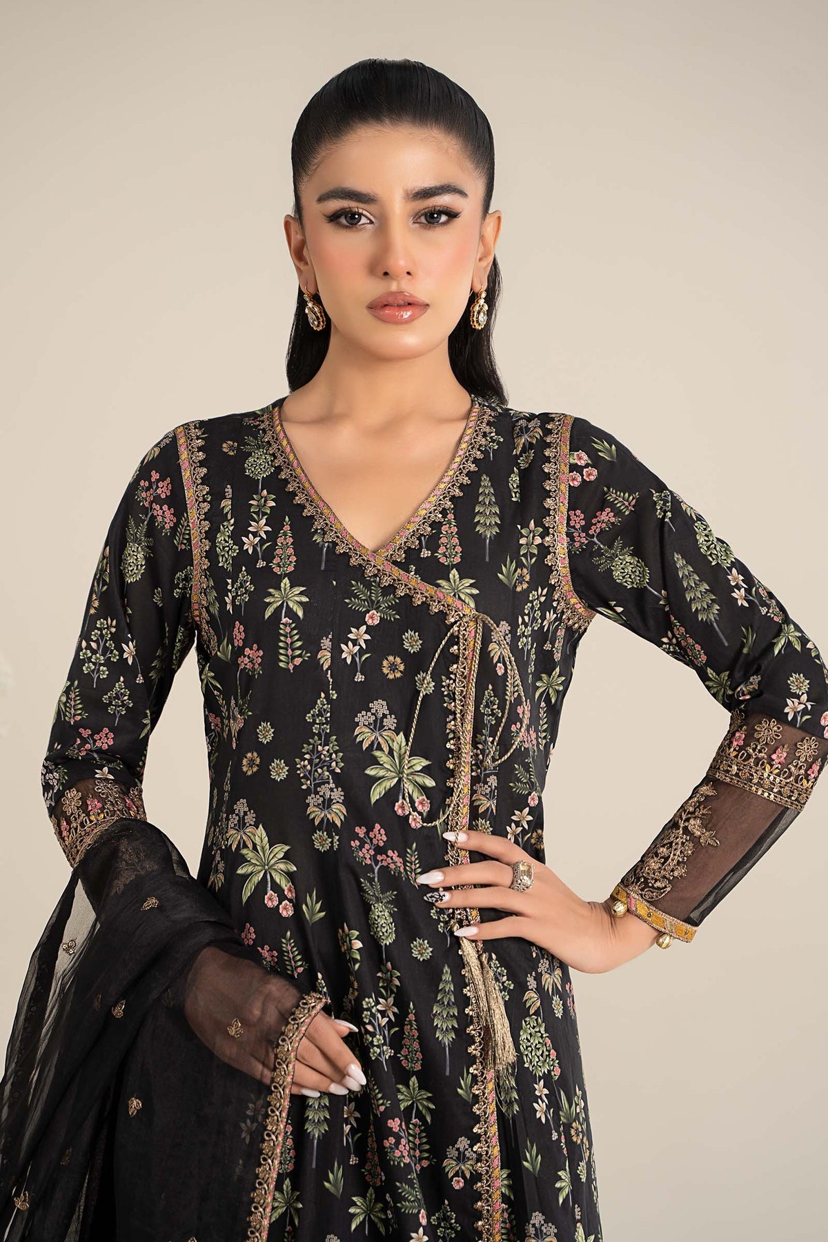 Maria B | Casual Pret 25 | DW-EF25-26 by Maria B - Designer Dress - Type: Ladies Clothes - Available at Libayah - 100% Original