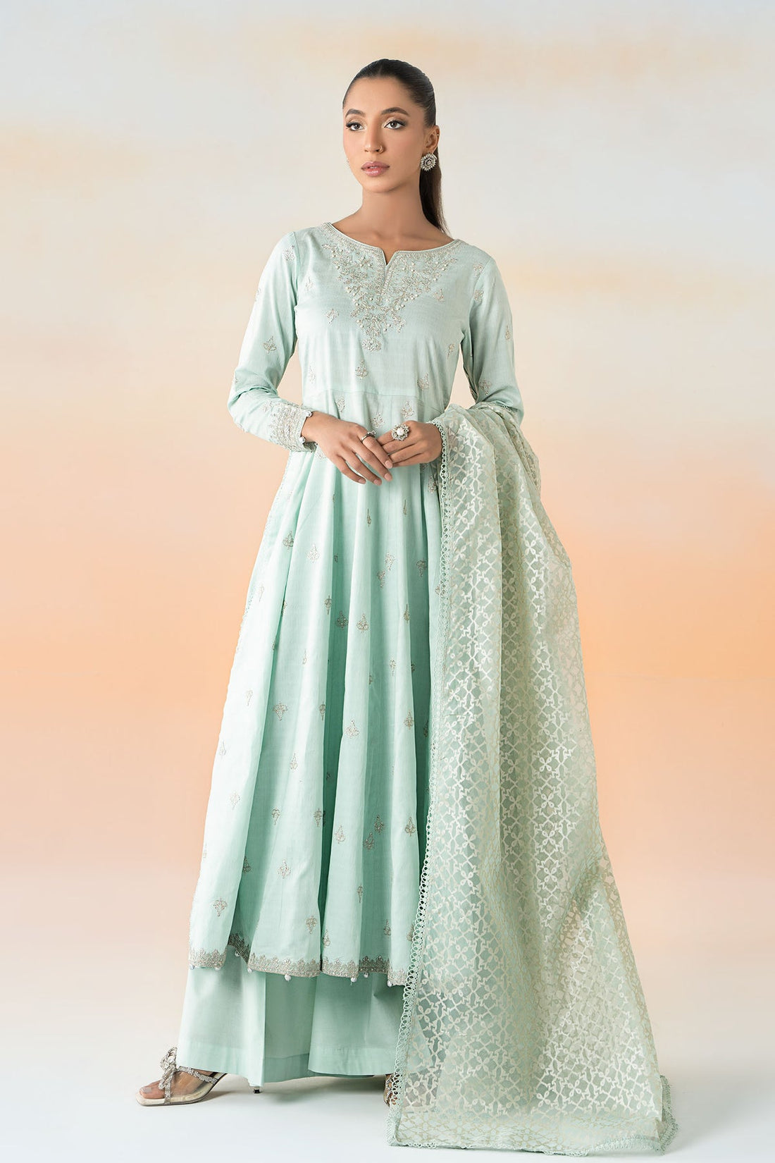 Maria B | Casual Pret 25 | DW-EF25-30 by Maria B - Designer Dress - Type: Ladies Clothes - Available at Libayah - 100% Original