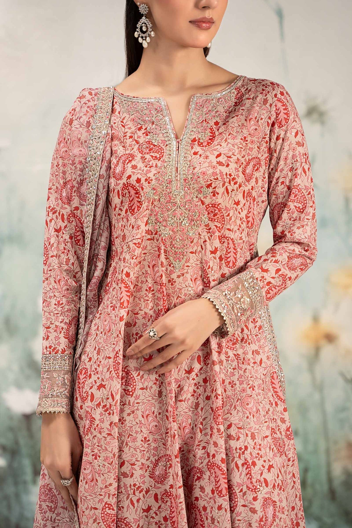 Maria B | Casual Pret 25 | DW-EF25-31 by Maria B - Designer Dress - Type: Ladies Clothes - Available at Libayah - 100% Original