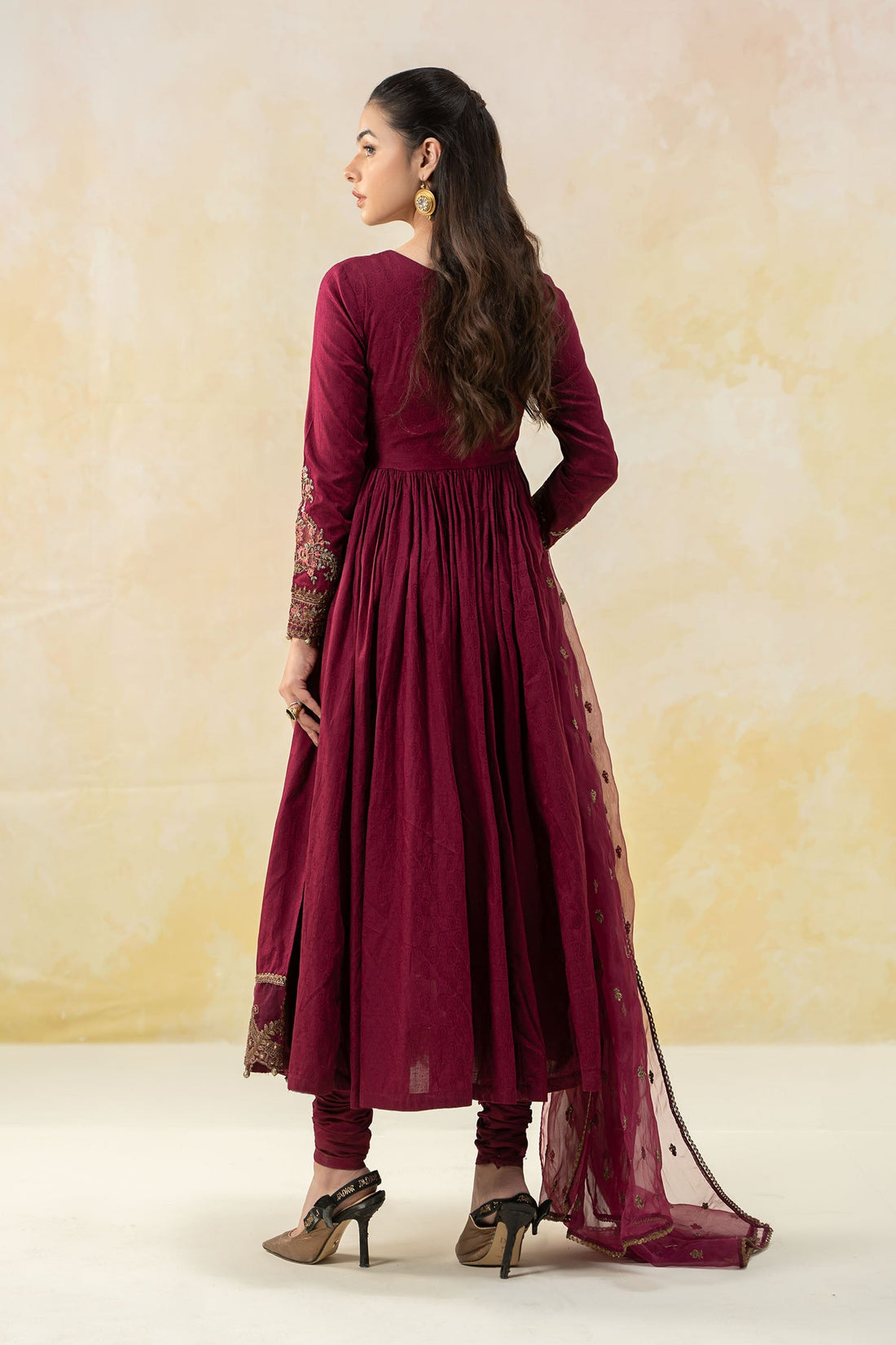 Maria B | Luxury Pret 25 | DW-EF25-43 by Maria B - Designer Dress - Type: Ladies Clothes - Available at Libayah - 100% Original