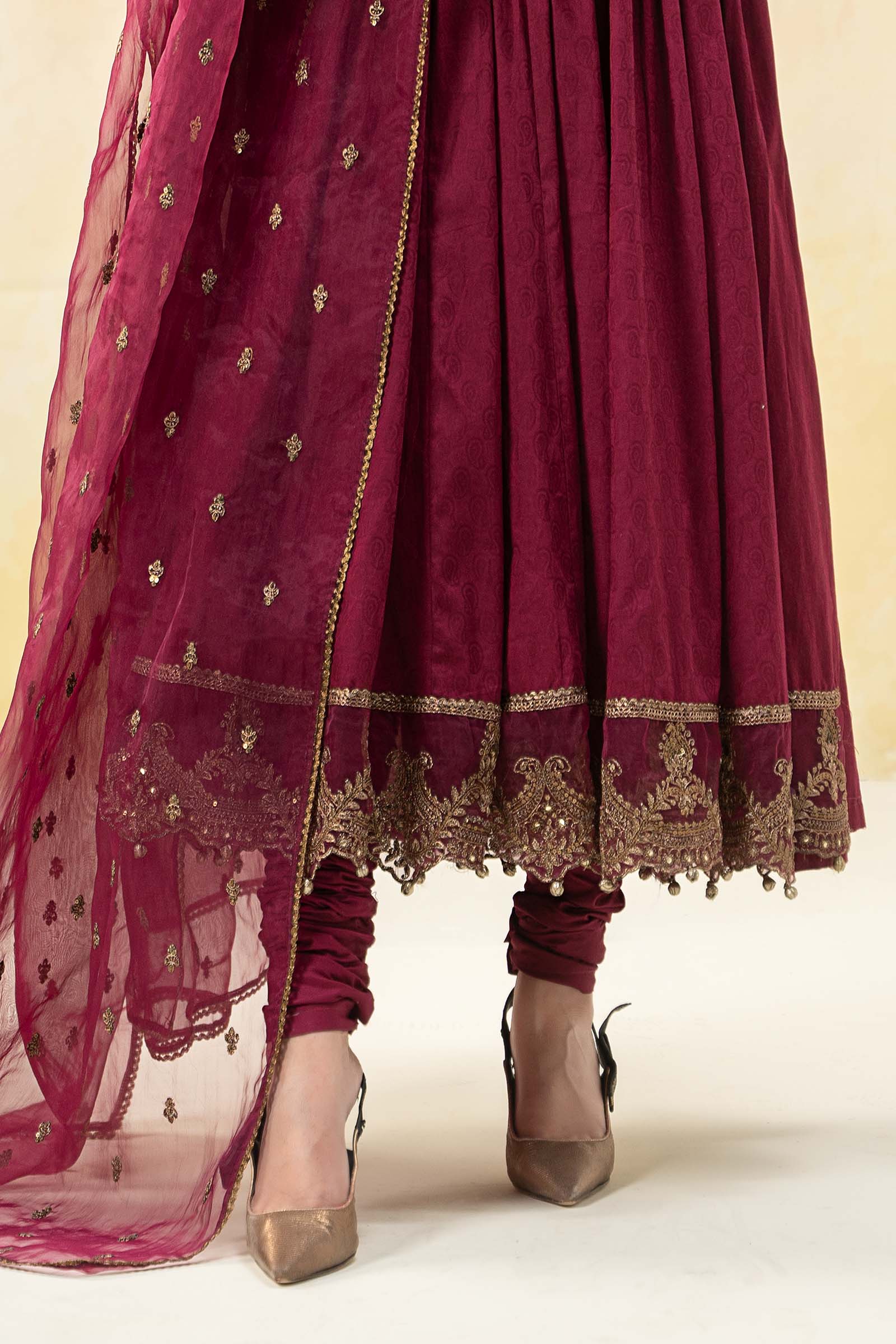 Maria B | Luxury Pret 25 | DW-EF25-43 by Maria B - Designer Dress - Type: Ladies Clothes - Available at Libayah - 100% Original