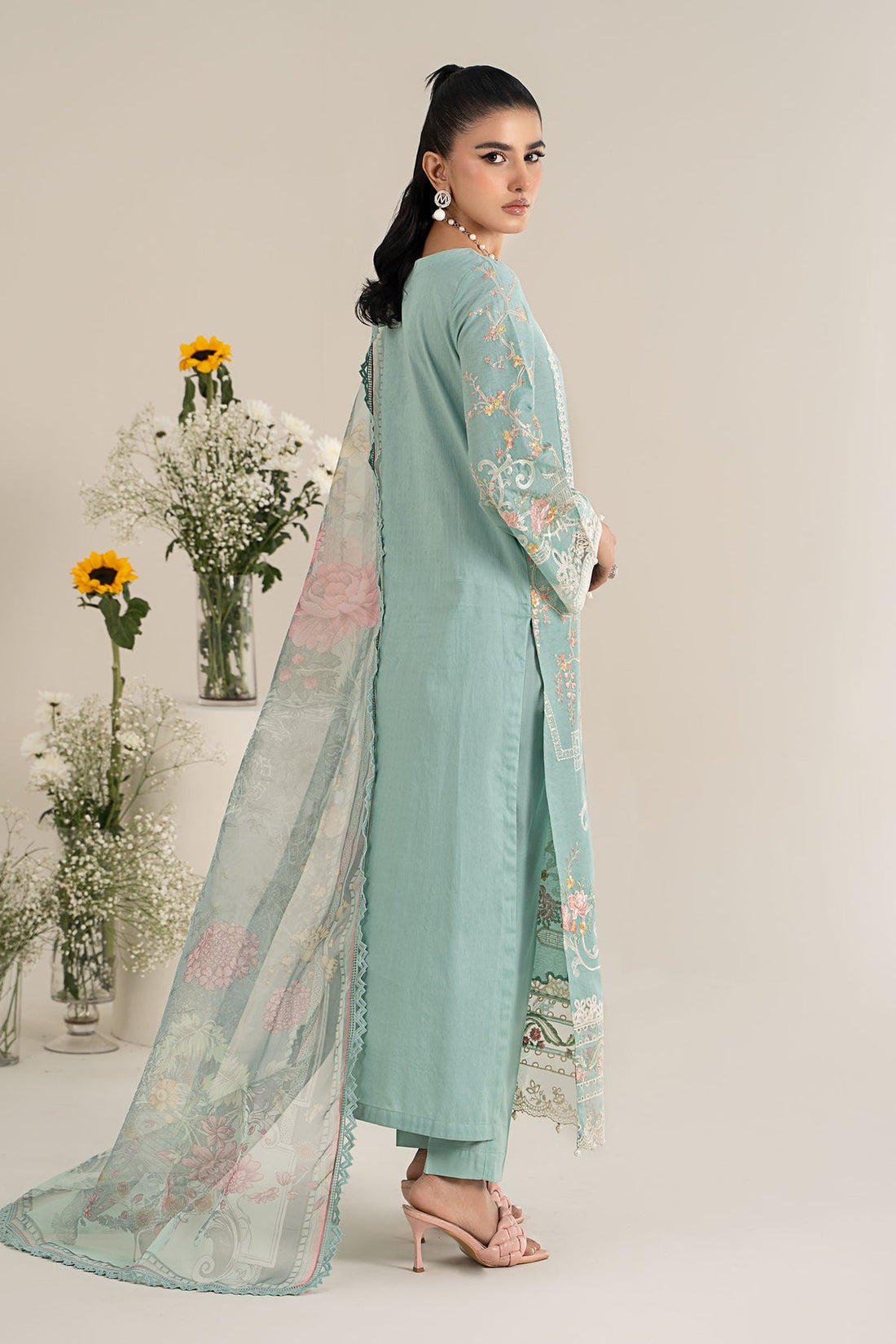 Maria B | Casual Pret 25 | DW-EF25-49 by Maria B - Designer Dress - Type: Ladies Clothes - Available at Libayah - 100% Original