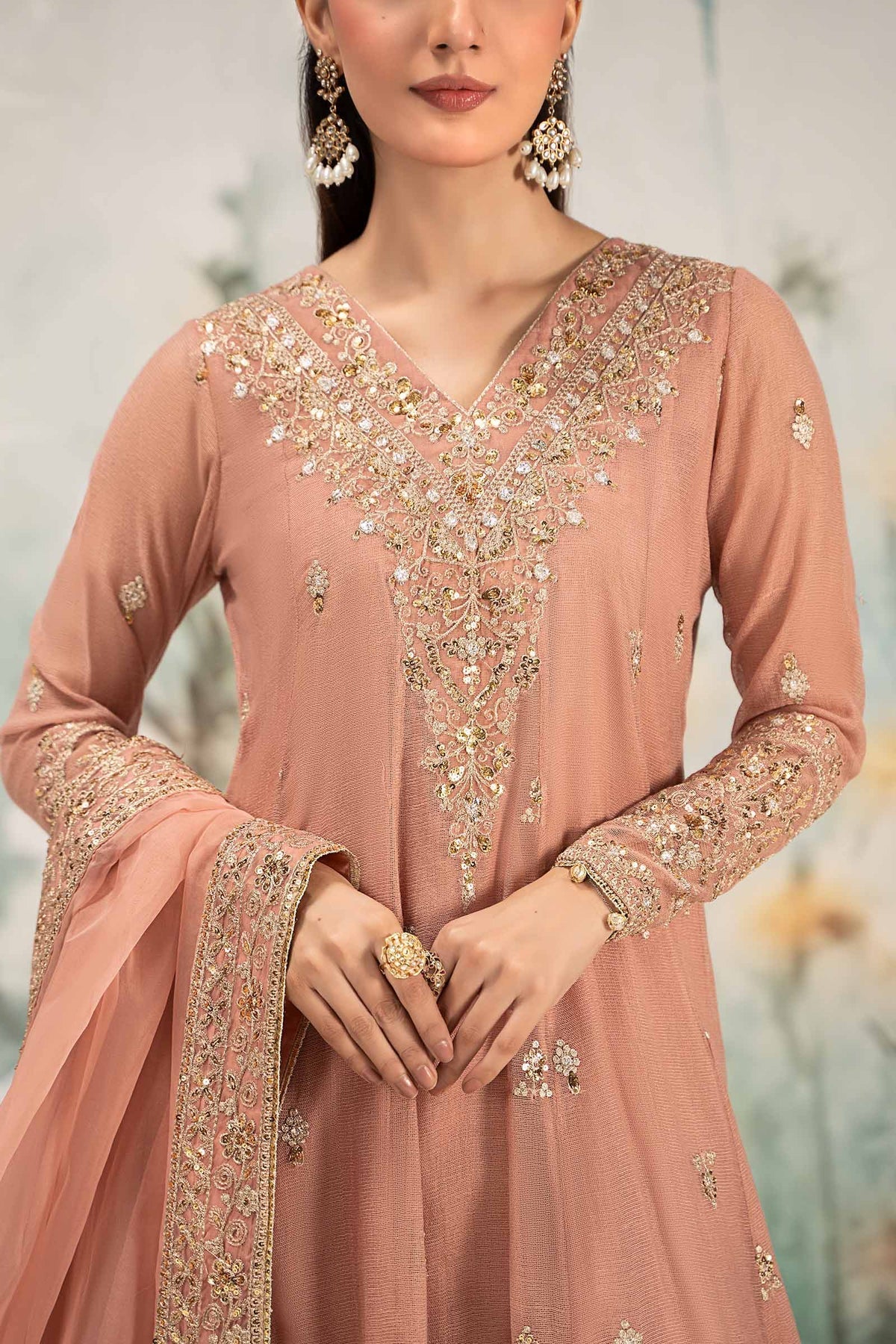 Maria B | Casual Pret 25 | DW-EF25-88 by Maria B - Designer Dress - Type: Ladies Clothes - Available at Libayah - 100% Original